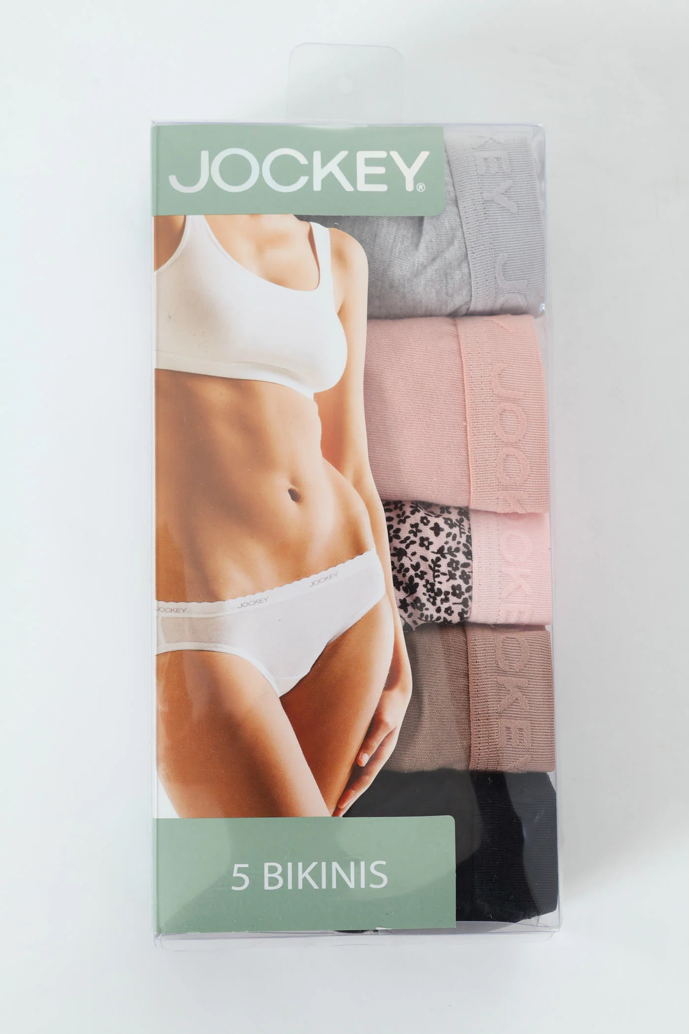 5 Pack Tonal Print Cotton Bikini Panties - Image 5