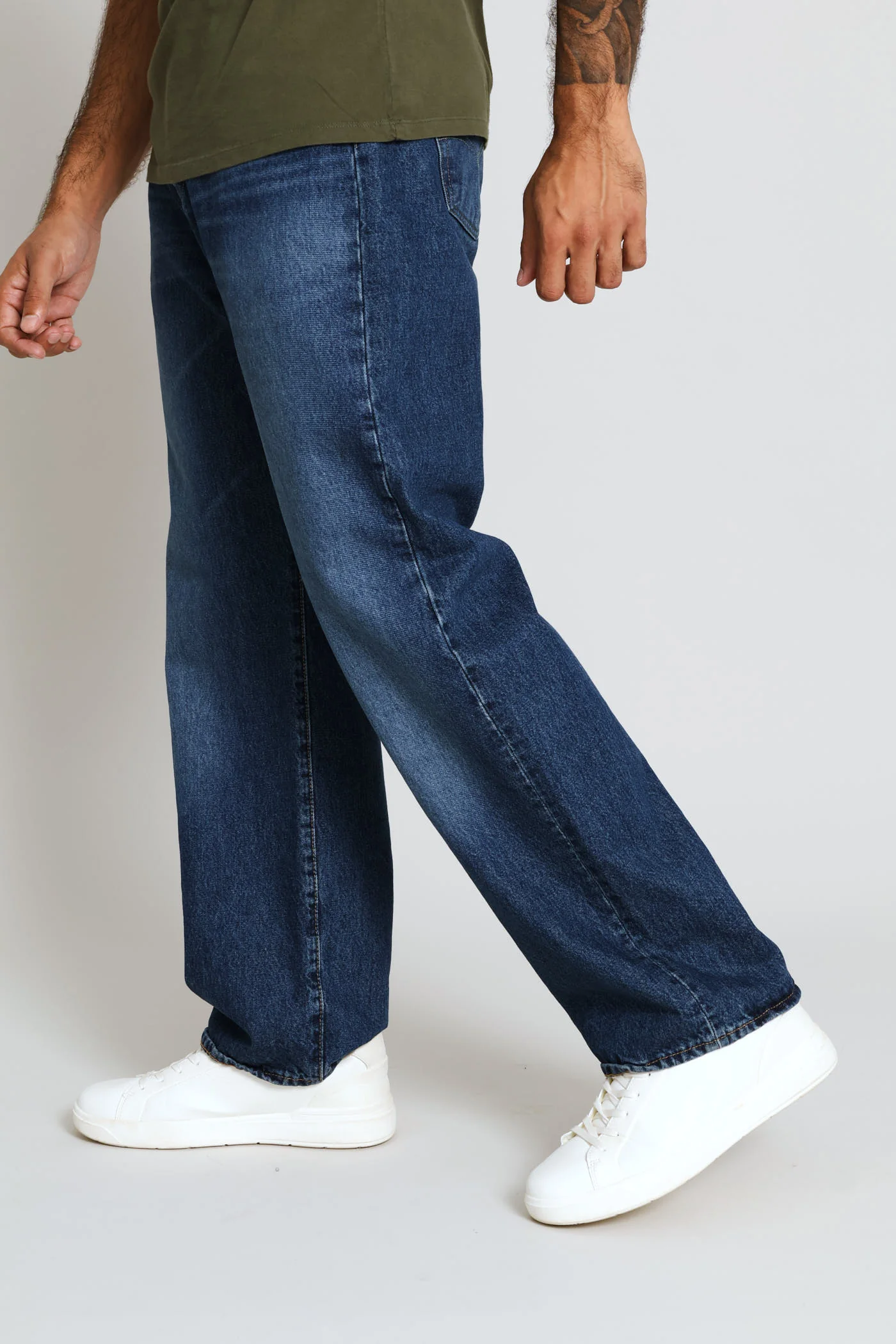501 Za Wild Raptor Loose Denim - Blue - Image 4