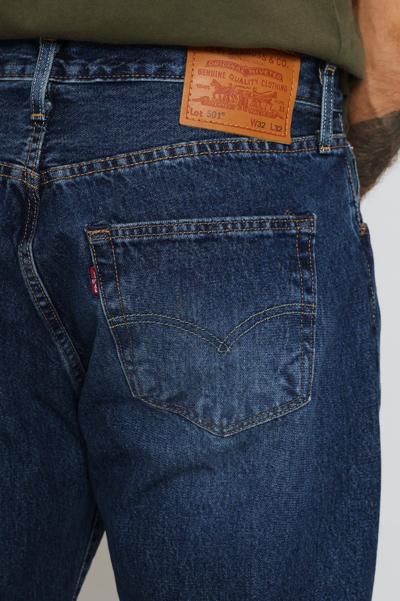 501 Za Wild Raptor Loose Denim - Blue - Image 7