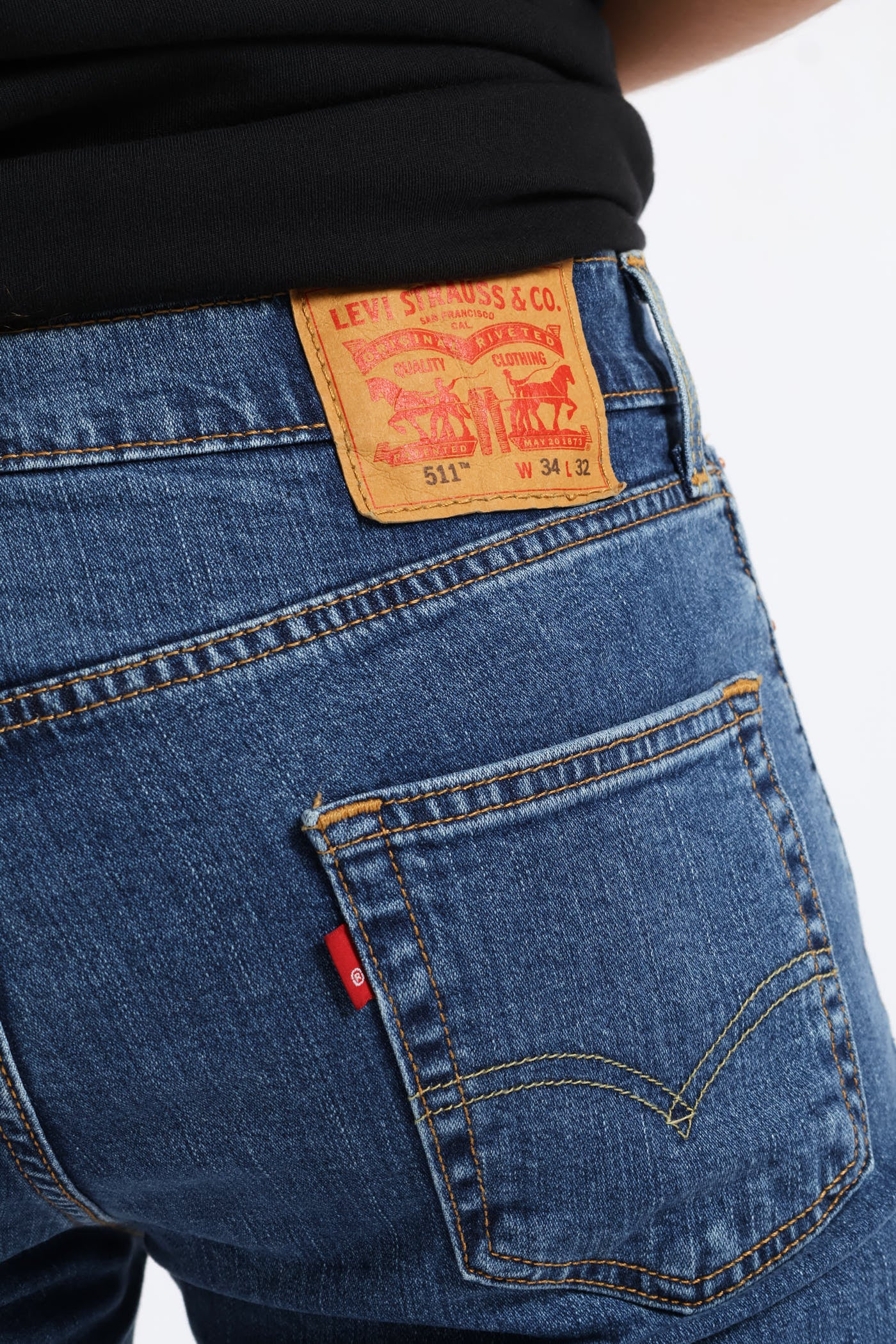 511™ Wanna Go Back Slim Denim - Dark Indigo - Image 2