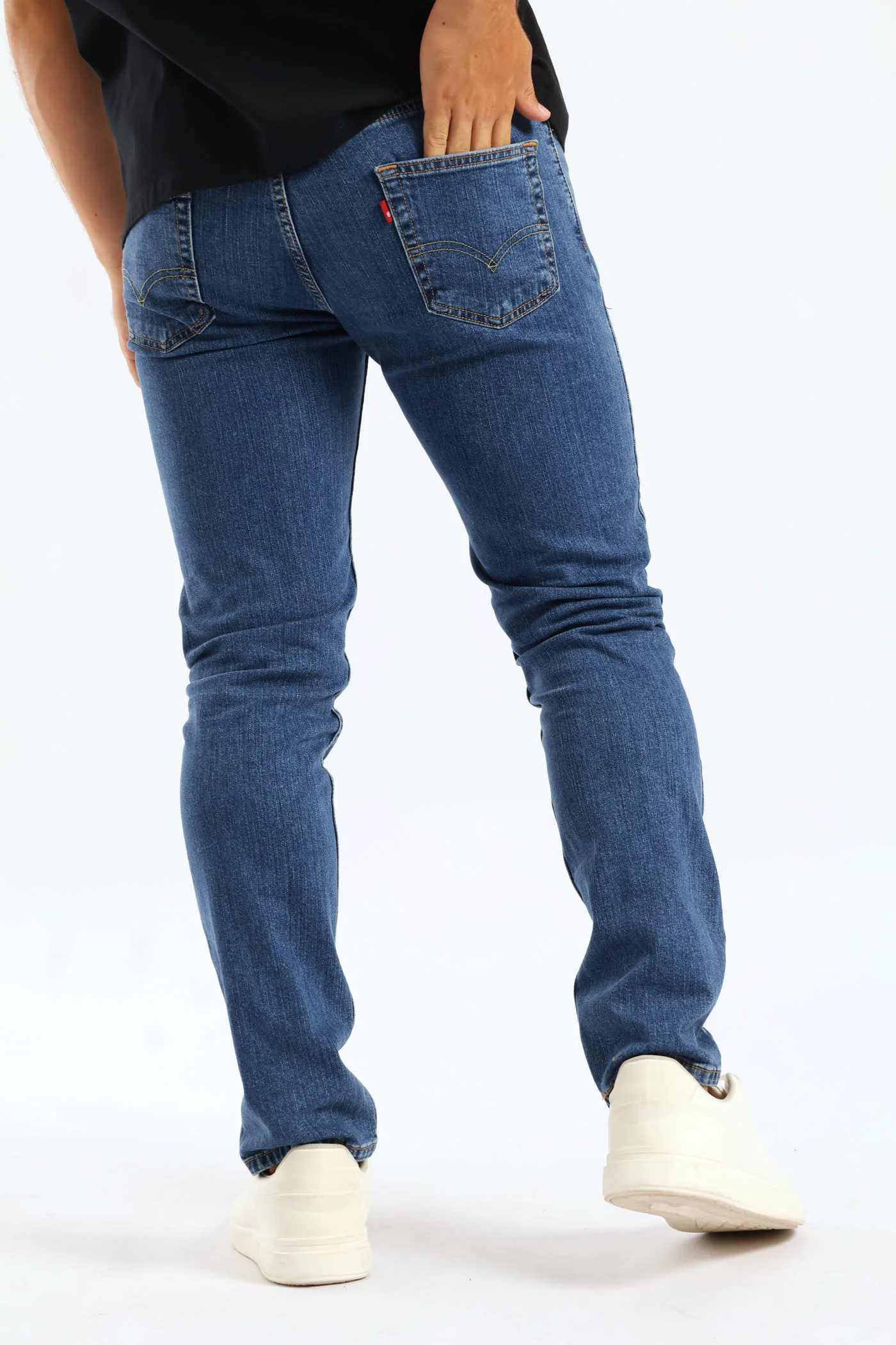 511™ Wanna Go Back Slim Denim - Dark Indigo - Image 3