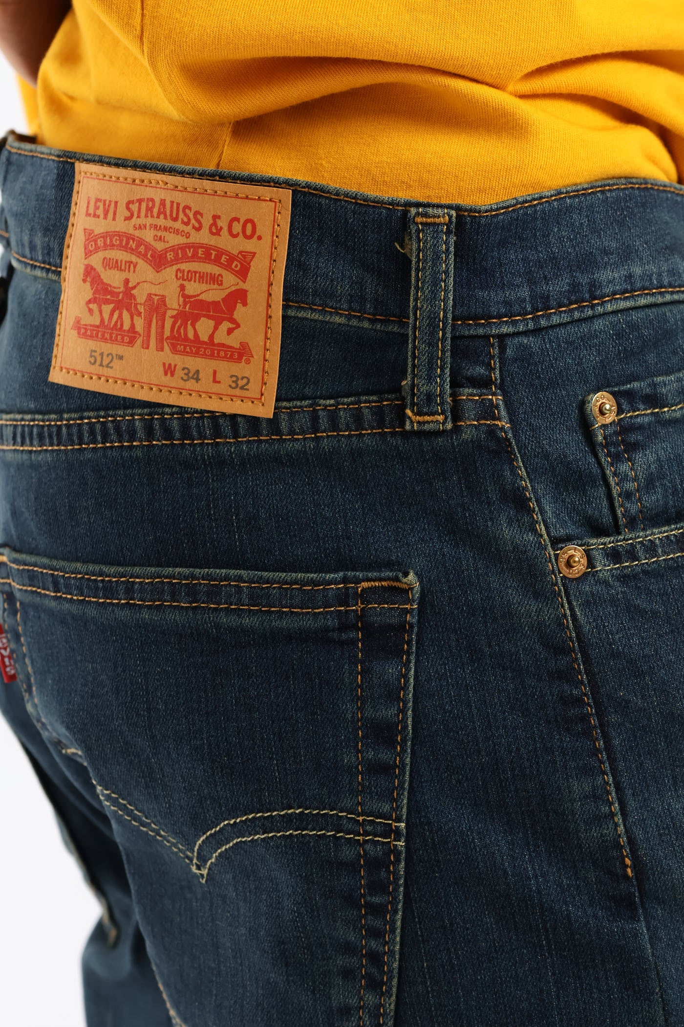 512 Canyon Dark Za Slim Taper Jean - Dark Indigo - Image 5
