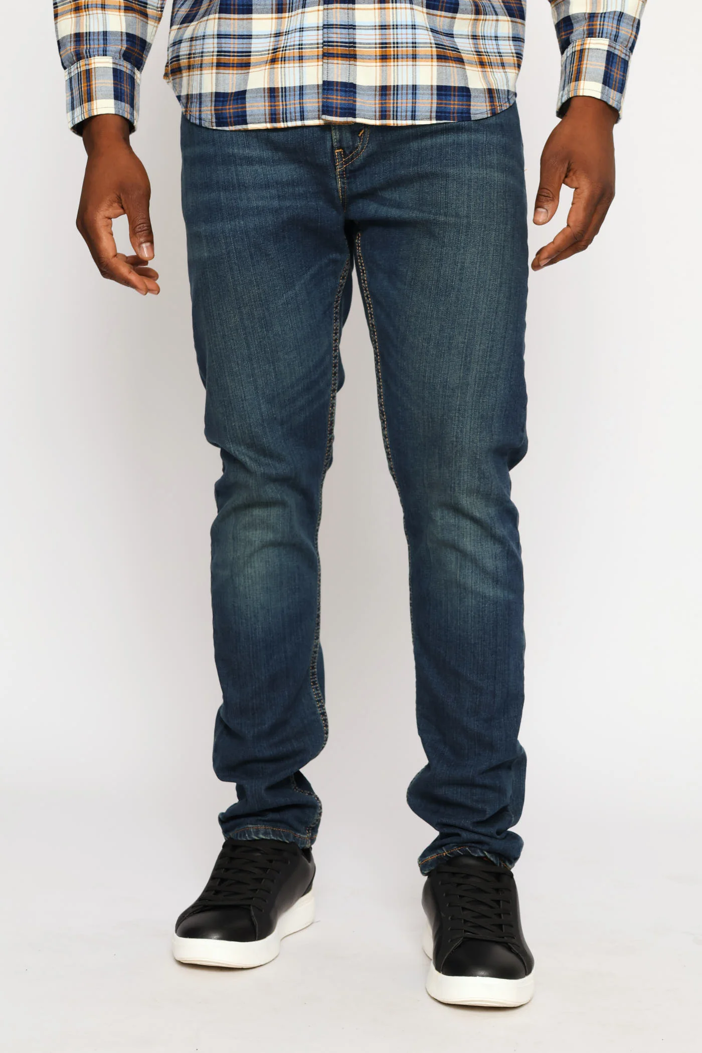 512 Canyon Dark Za Slim Taper Jean - Mid Wash - Image 3