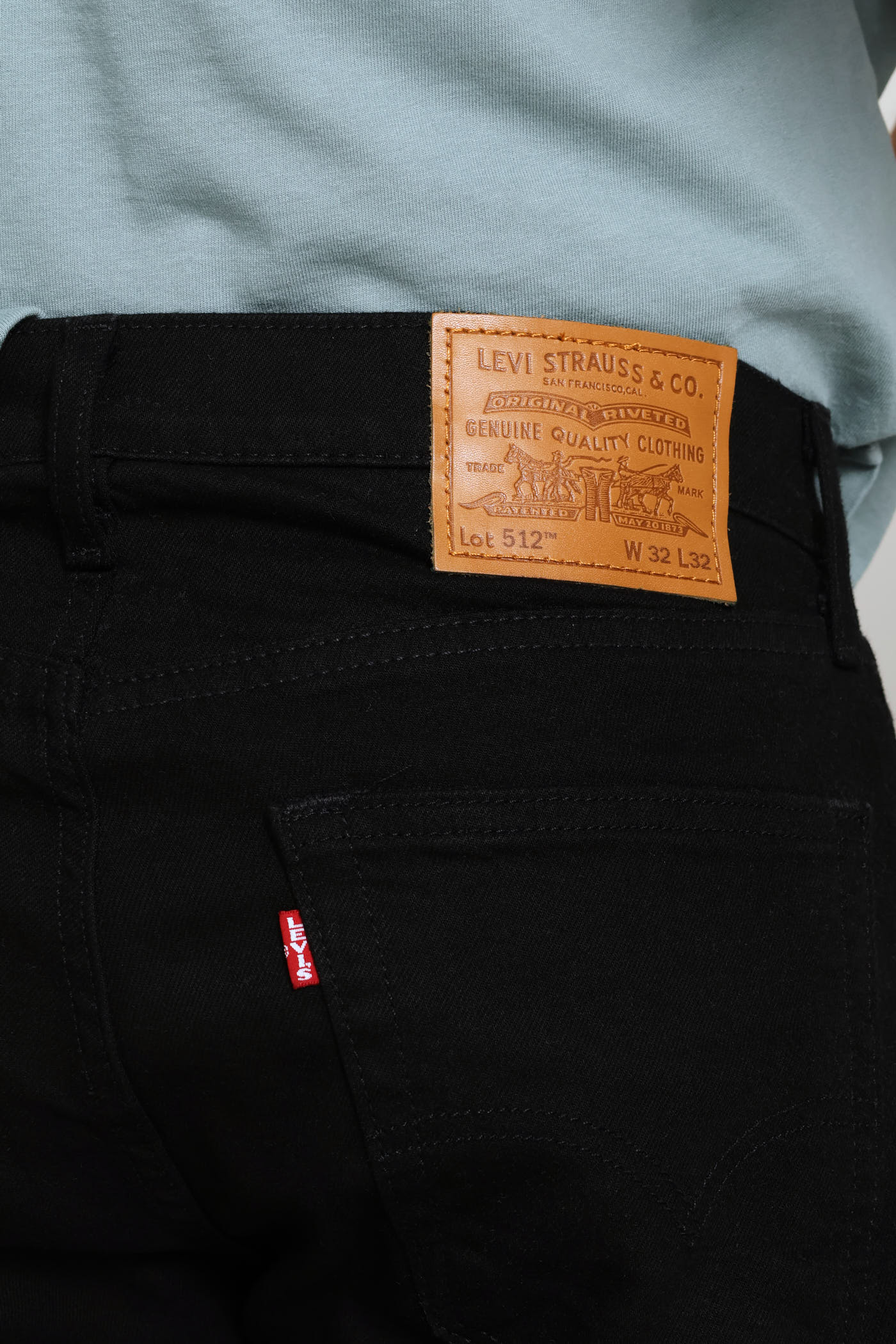 512 Za Slim Taper Denim - Black - Image 2