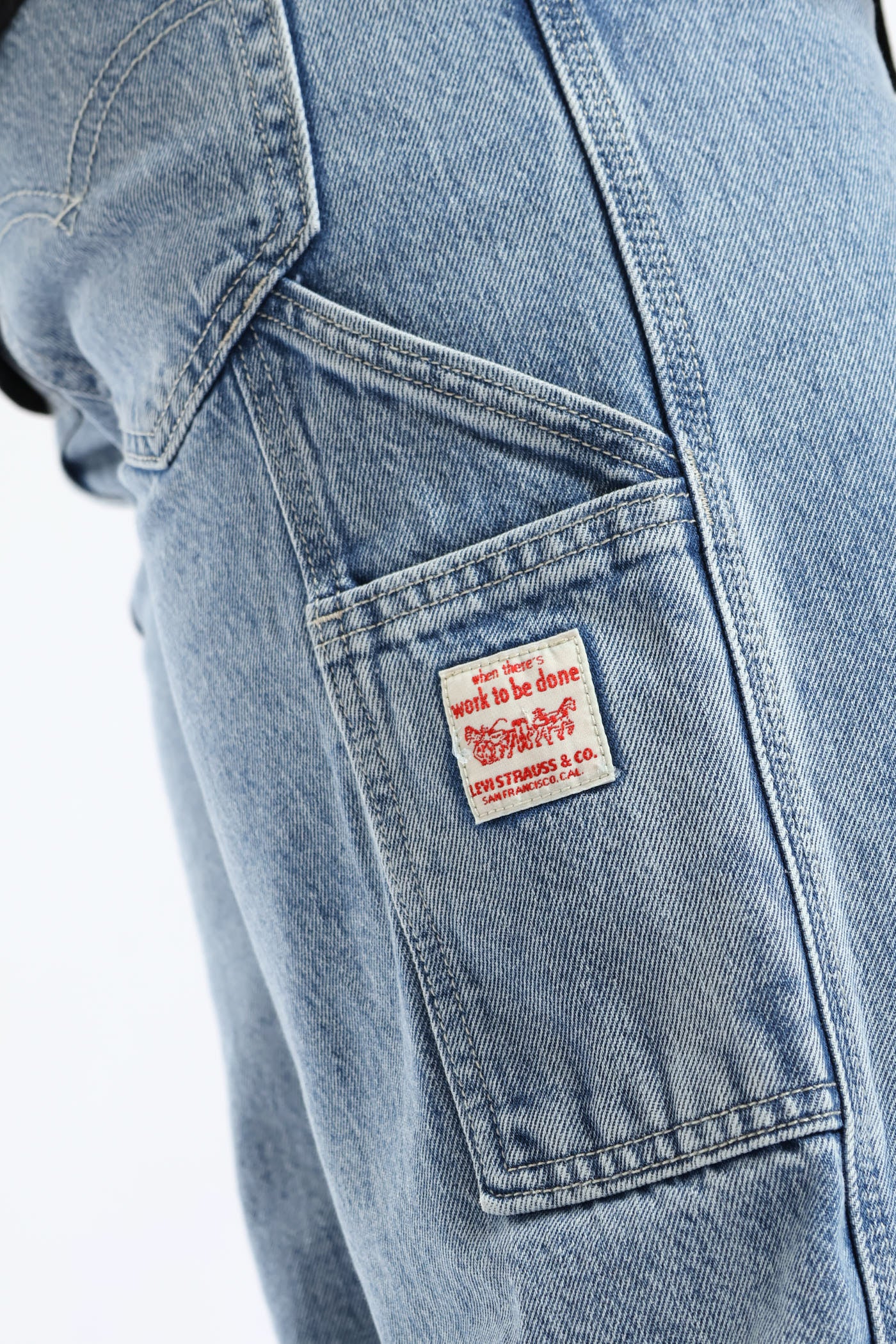 568™ Put In Work Loose Straight Carpenter Denim - Indigo - Image 3