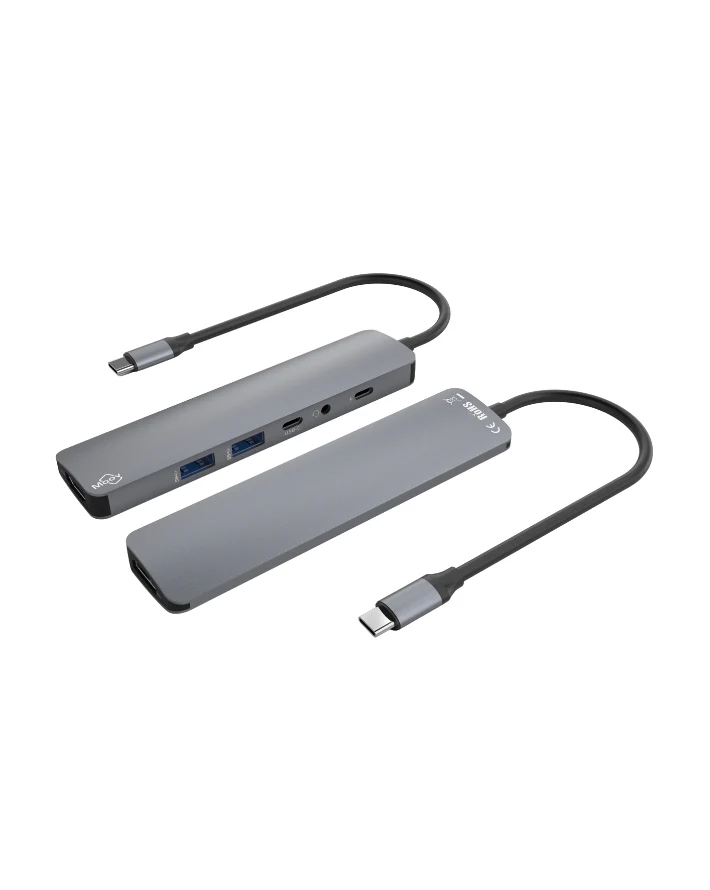 Moov 6 in 1 Multiport Hub Space Grey - Image 3