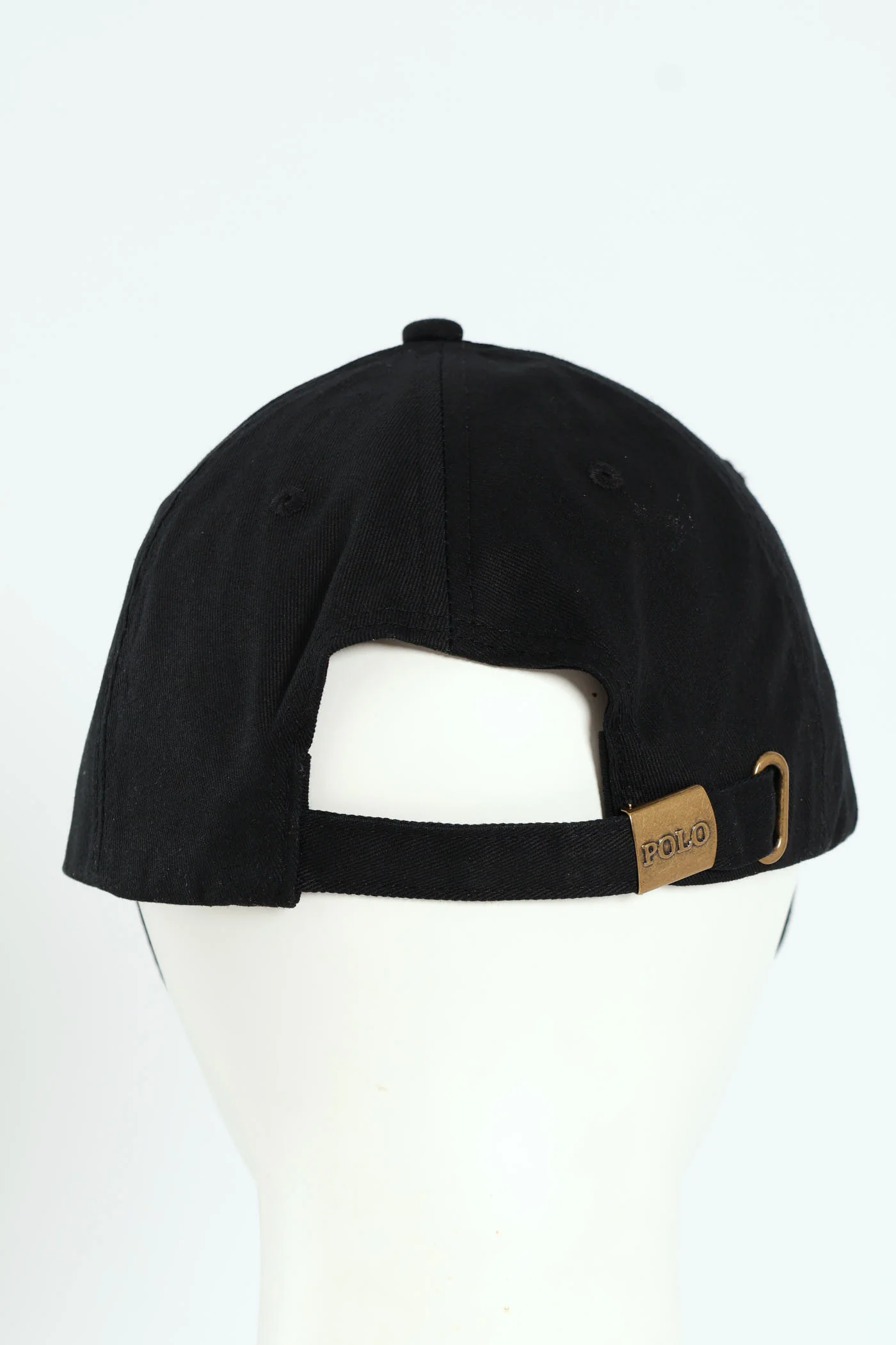 6 Panel Classic Peak Cap - Black - Image 4