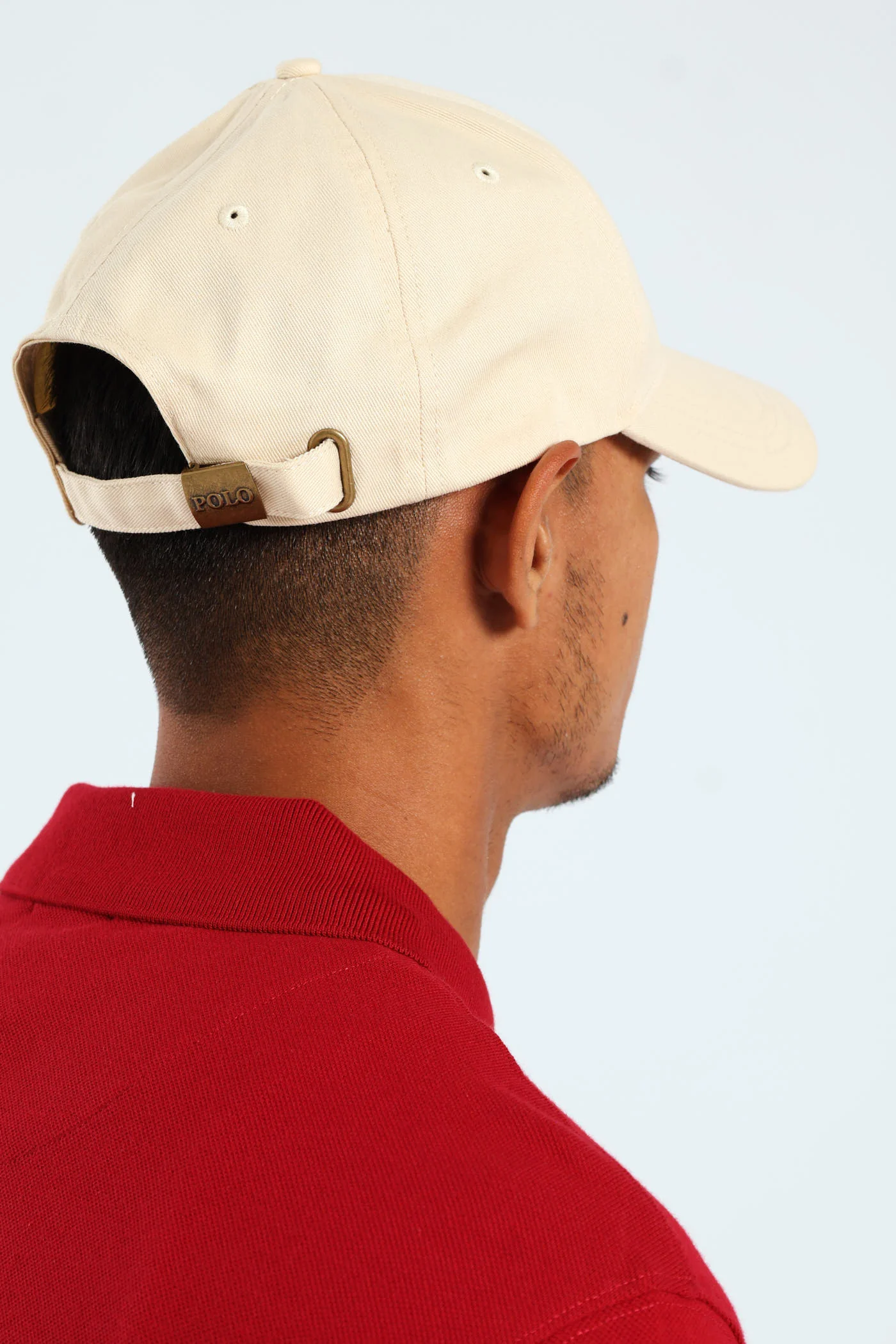 6 Panel Classic Peak Cap - Stone - Image 3