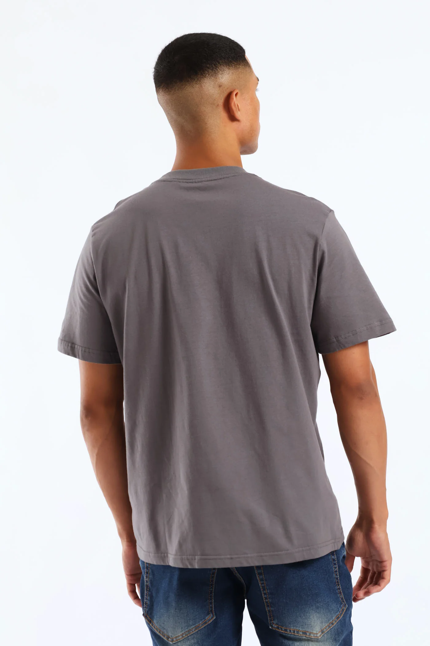 66 Bronze Hd Front Print Tee - Grey - Image 8
