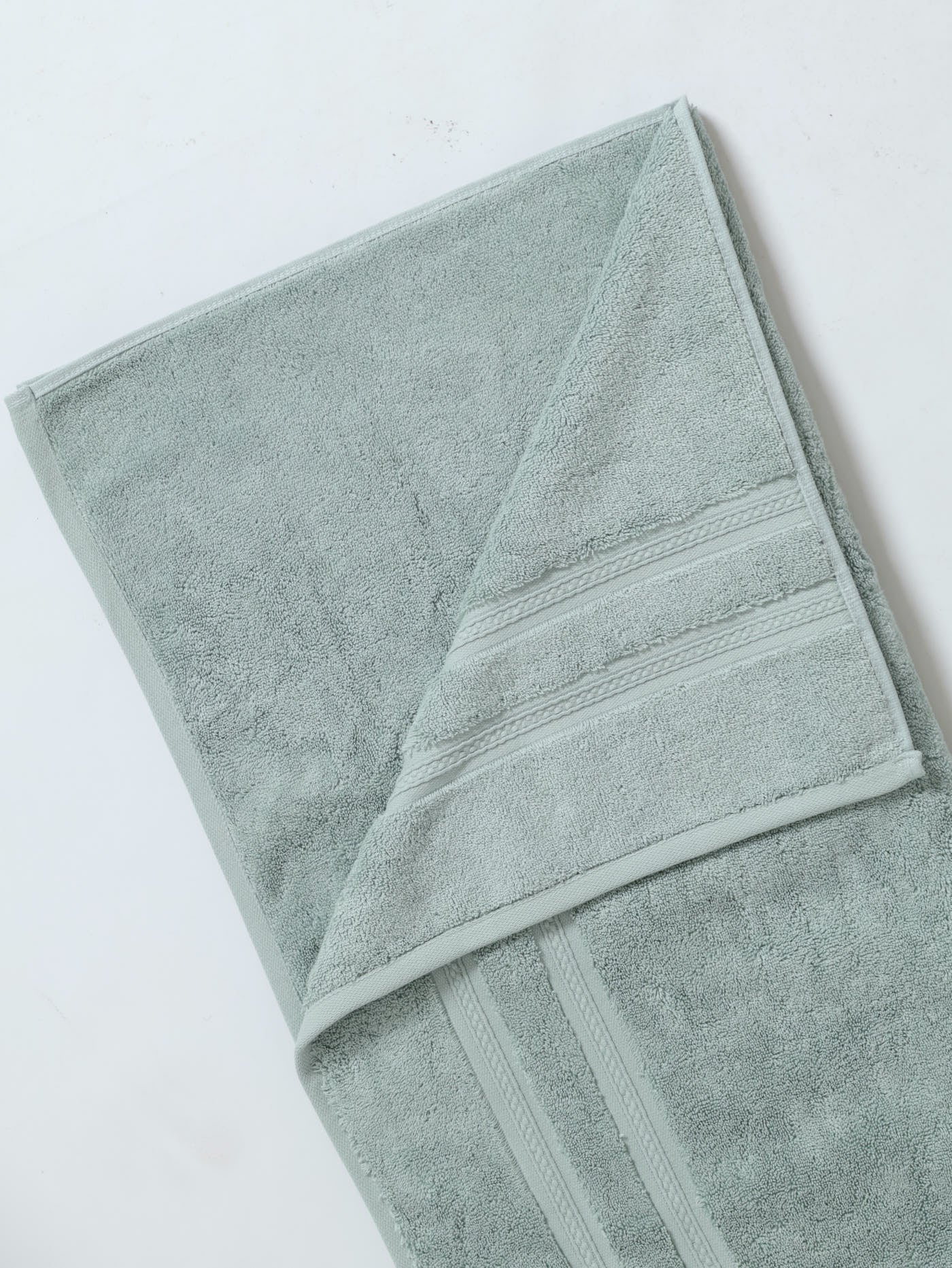 710GSM Super Luxury Premium Cotton Bath Towels - Duck Egg - Image 3