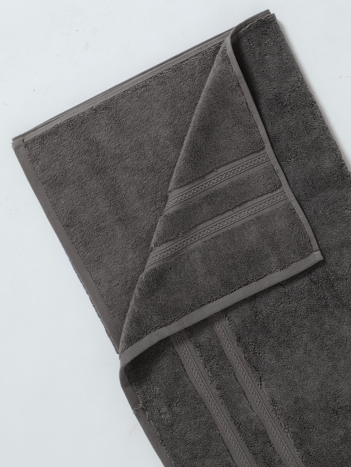 710GSM Super Luxury Premium Cotton Bath Towels - Charcoal - Image 4