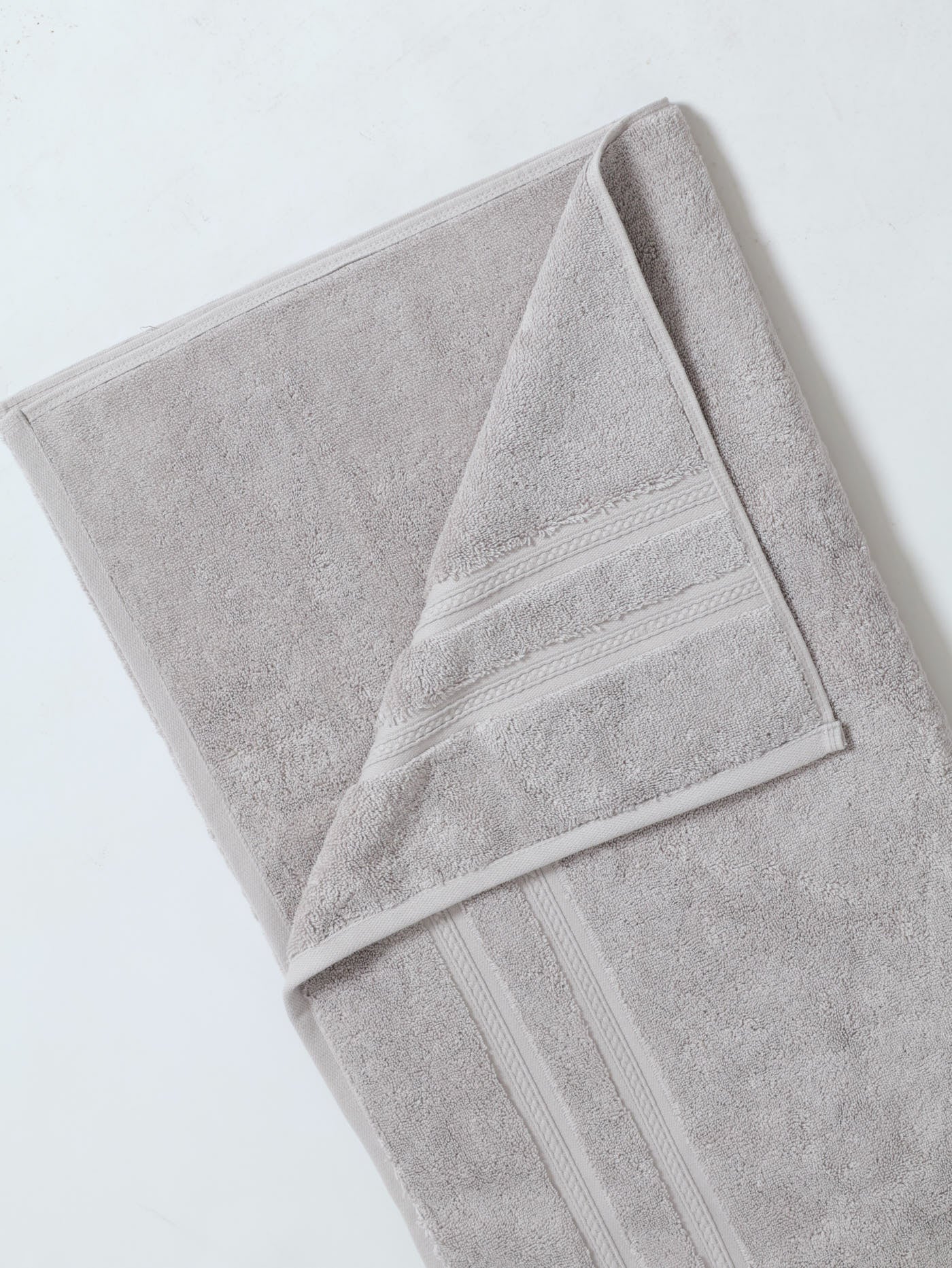 710GSM Super Luxury Premium Cotton Bath Towels - Grey - Image 2