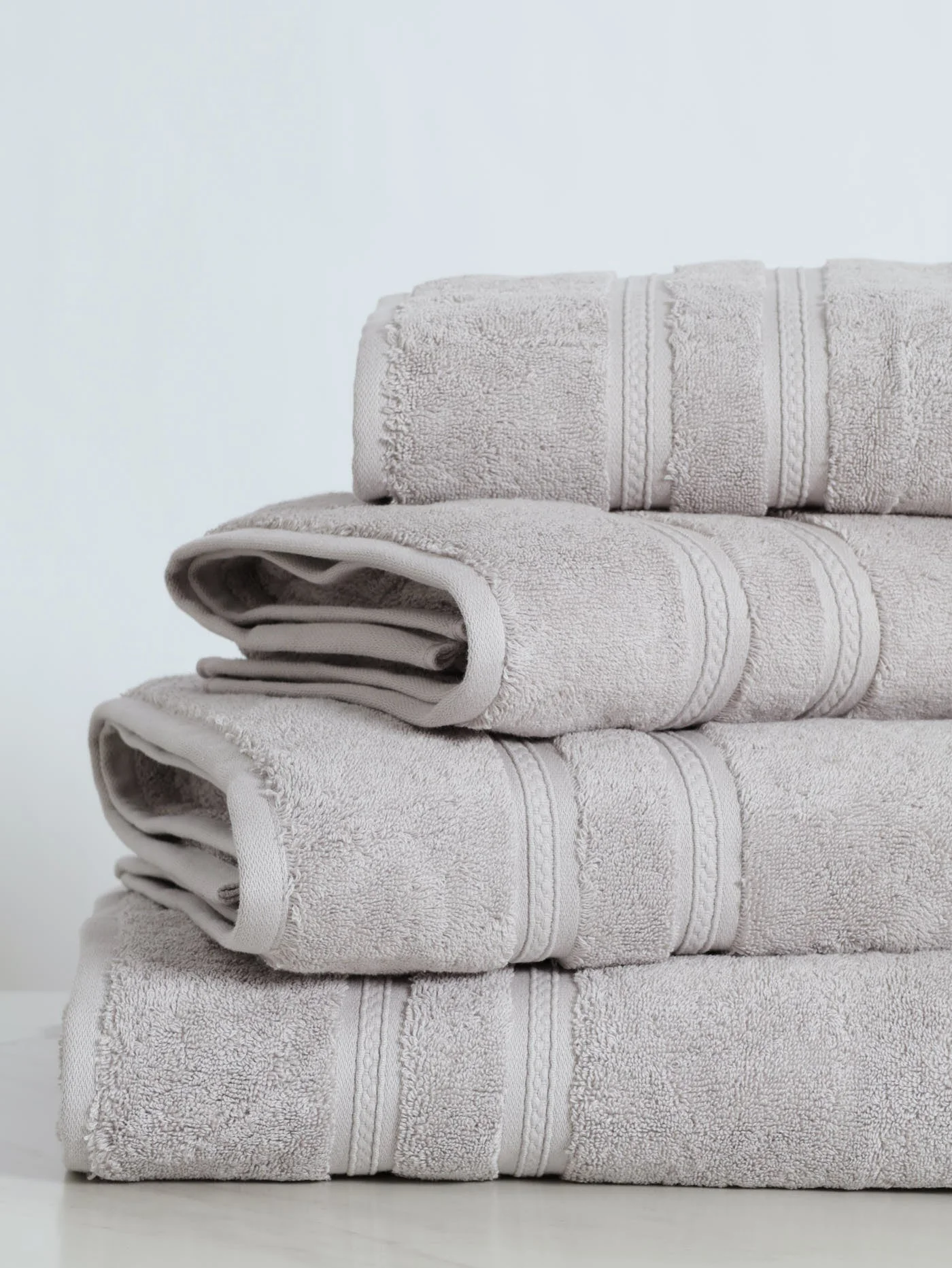 710GSM Super Luxury Premium Cotton Bath Towels - Grey - Image 3