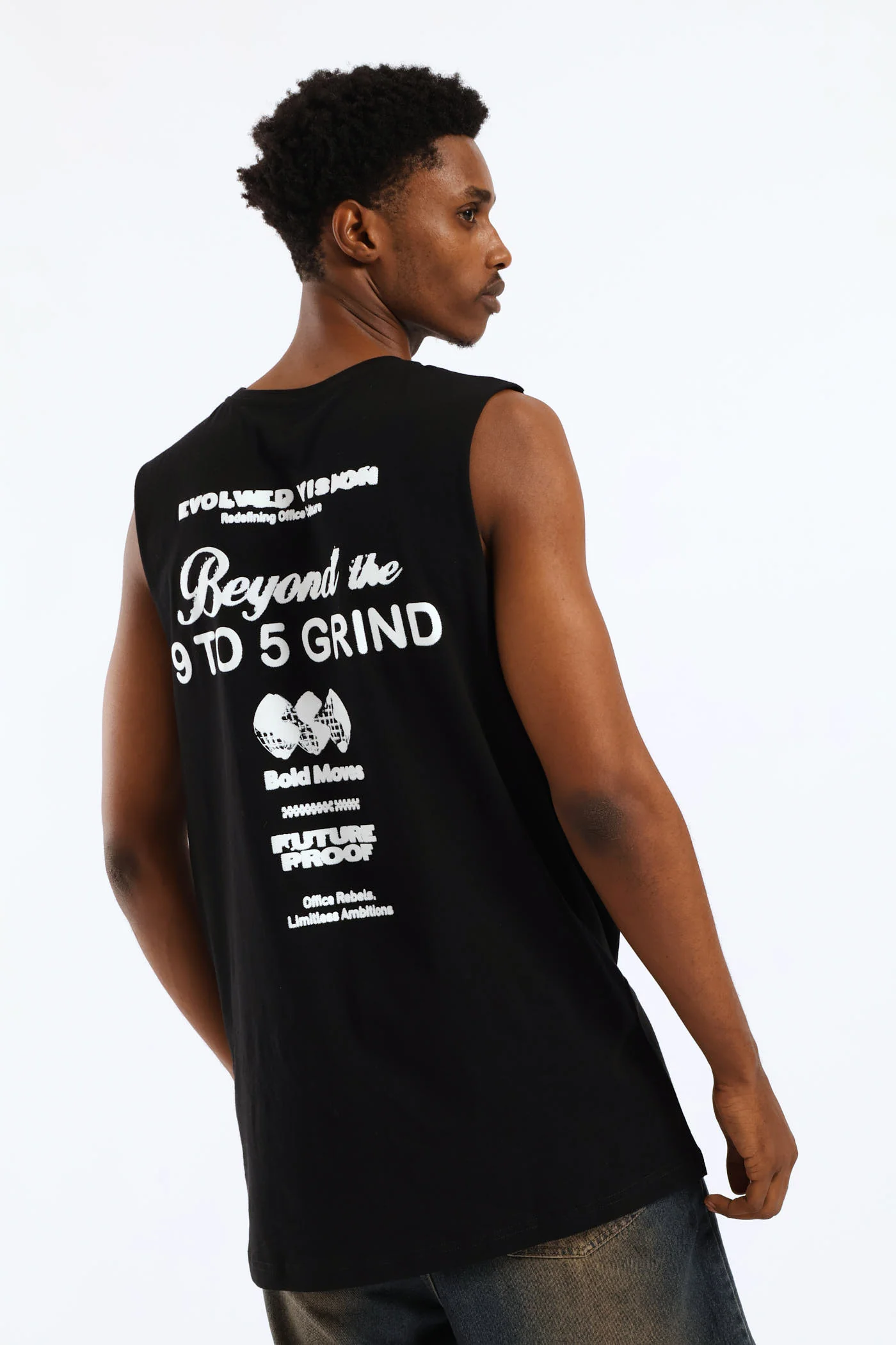 9 To 5 Grind Vest - Black - Image 4