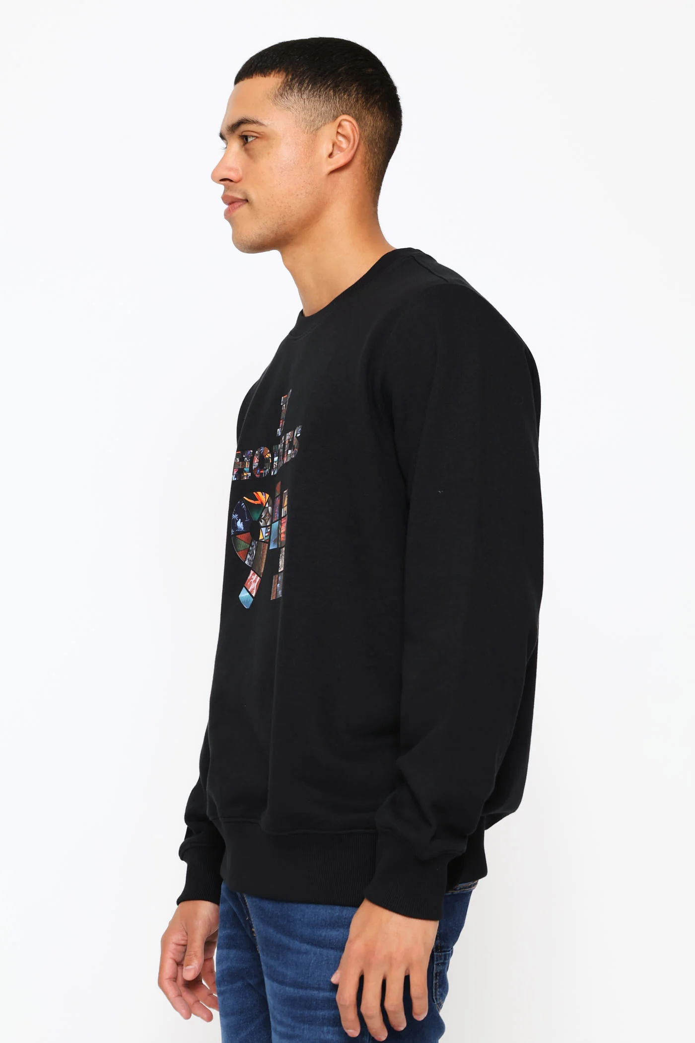 94 Crew Top - Black - Image 3