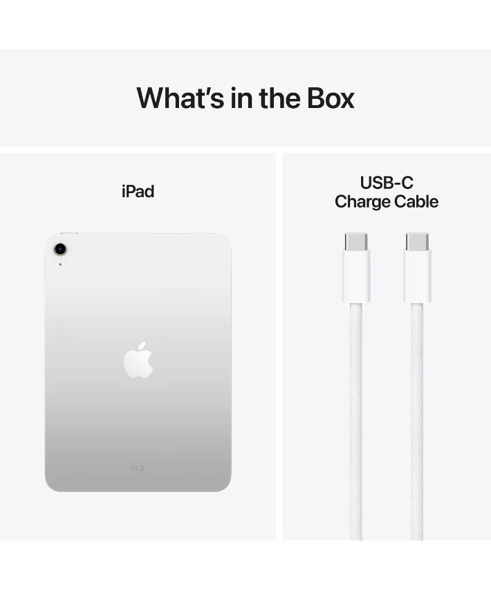 A16 11" Wi-Fi 128GB iPad - Silver - Image 2