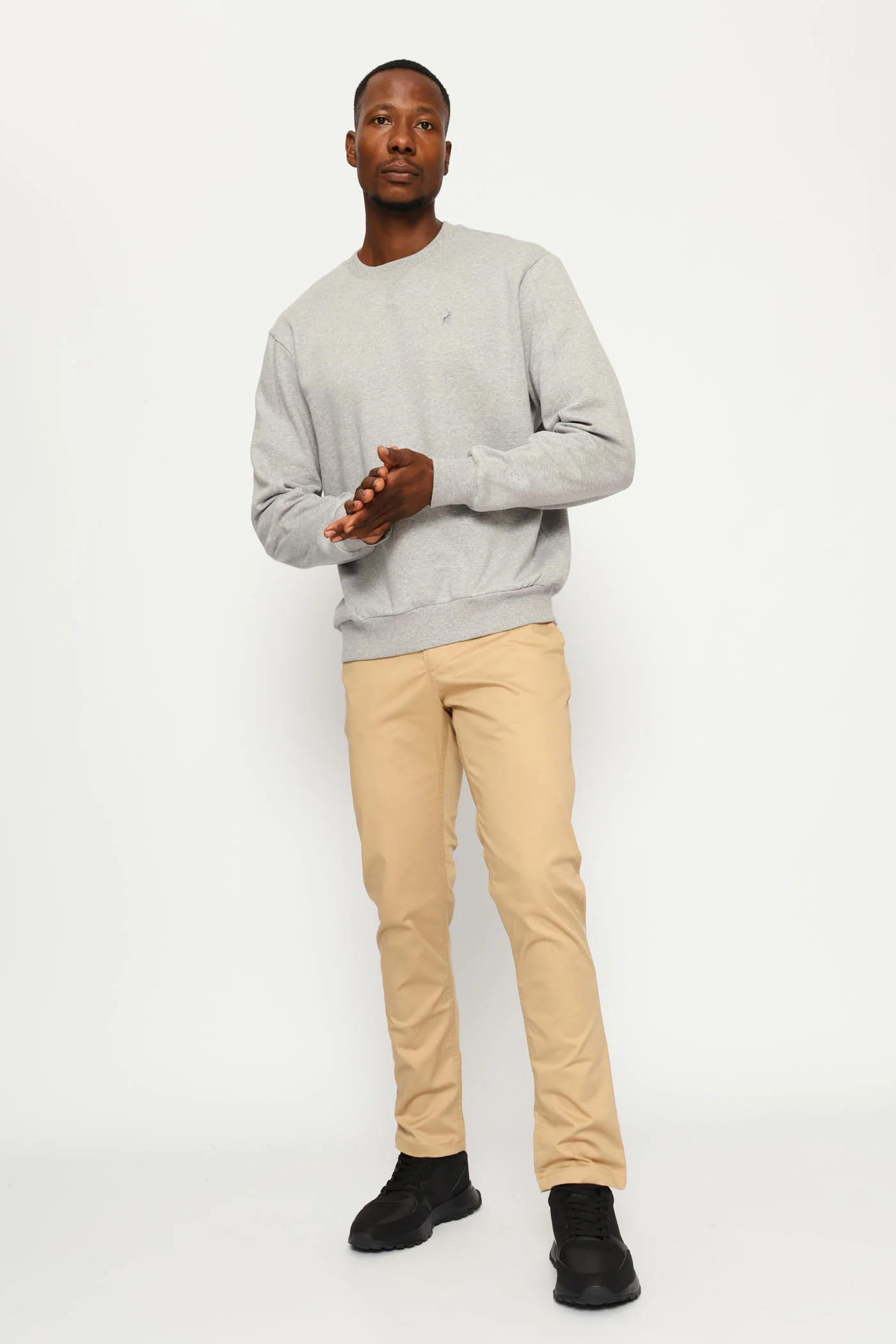 Aakil Crew Top - Grey - Image 5