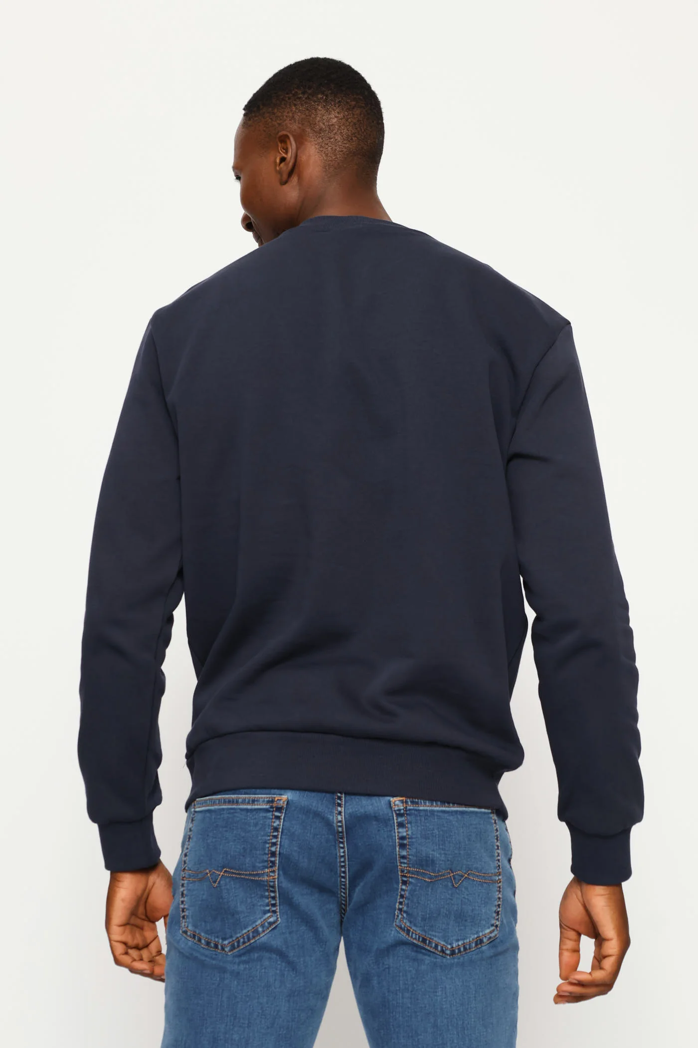 Aakil Crew Top - Navy - Image 4