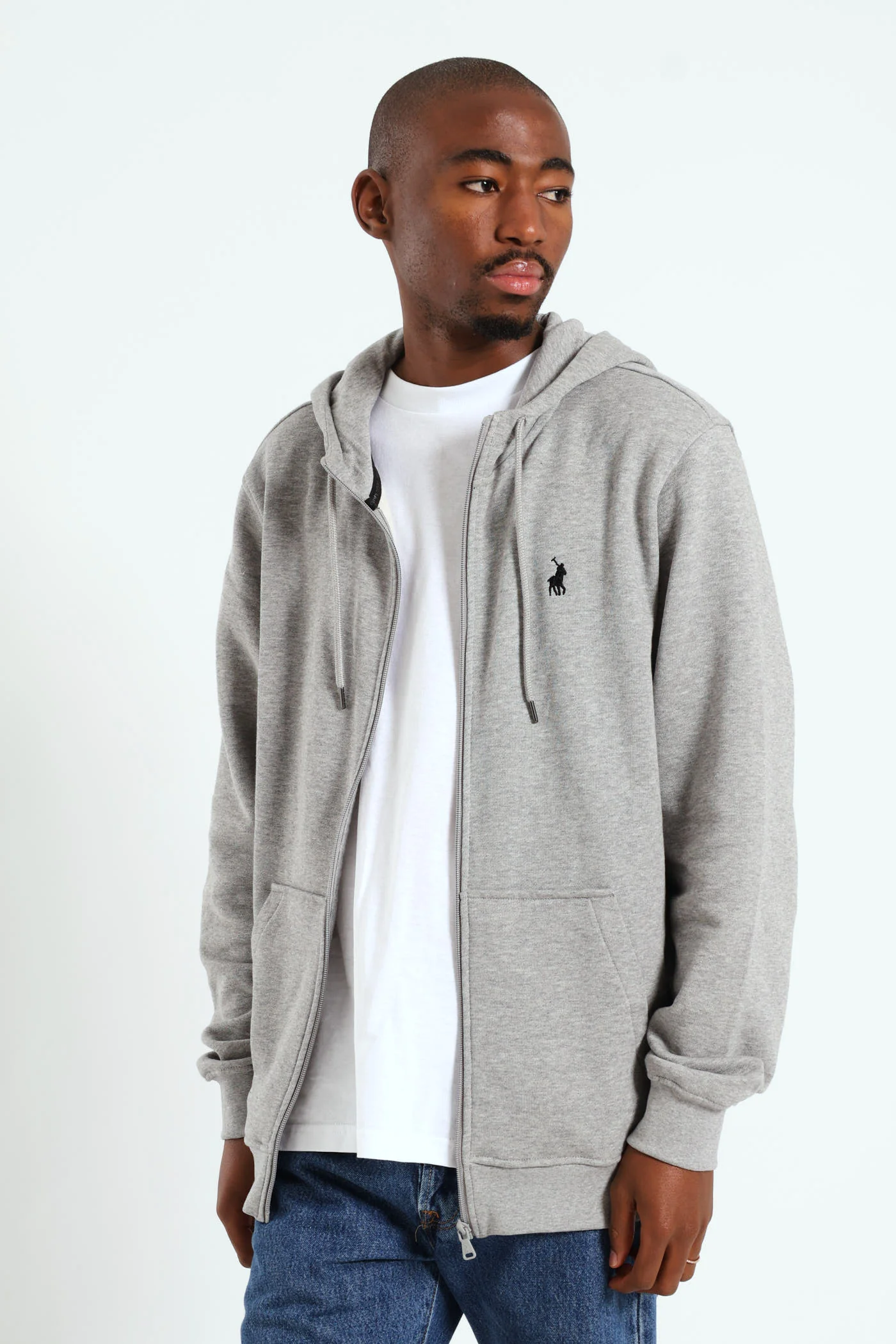 Aakil Hoodie - Grey Melange - Image 5