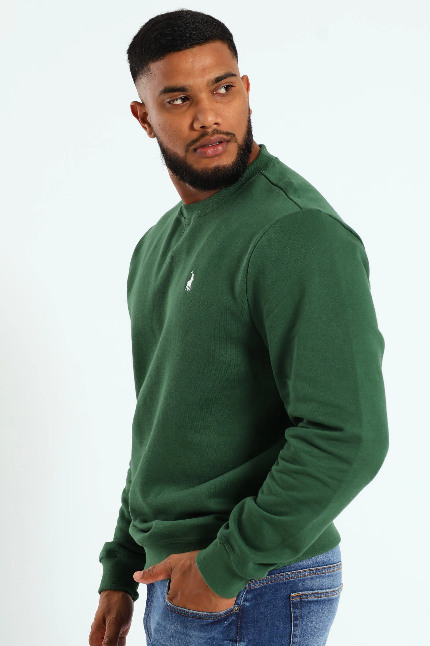 Aakil Sweat Top - Forest Green - Image 3