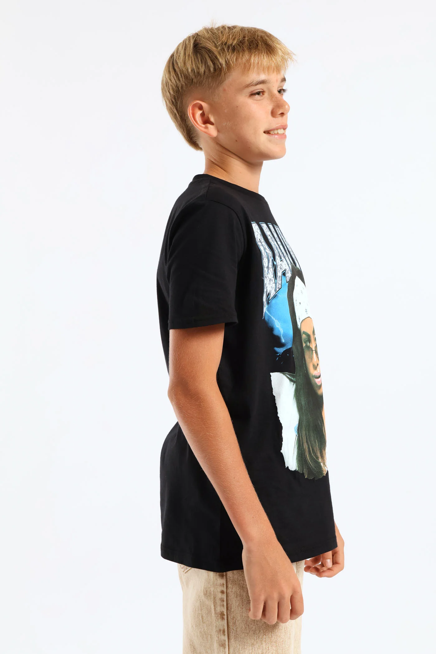 Aaliyah Spectra Dye T-Shirt - Black - Image 5