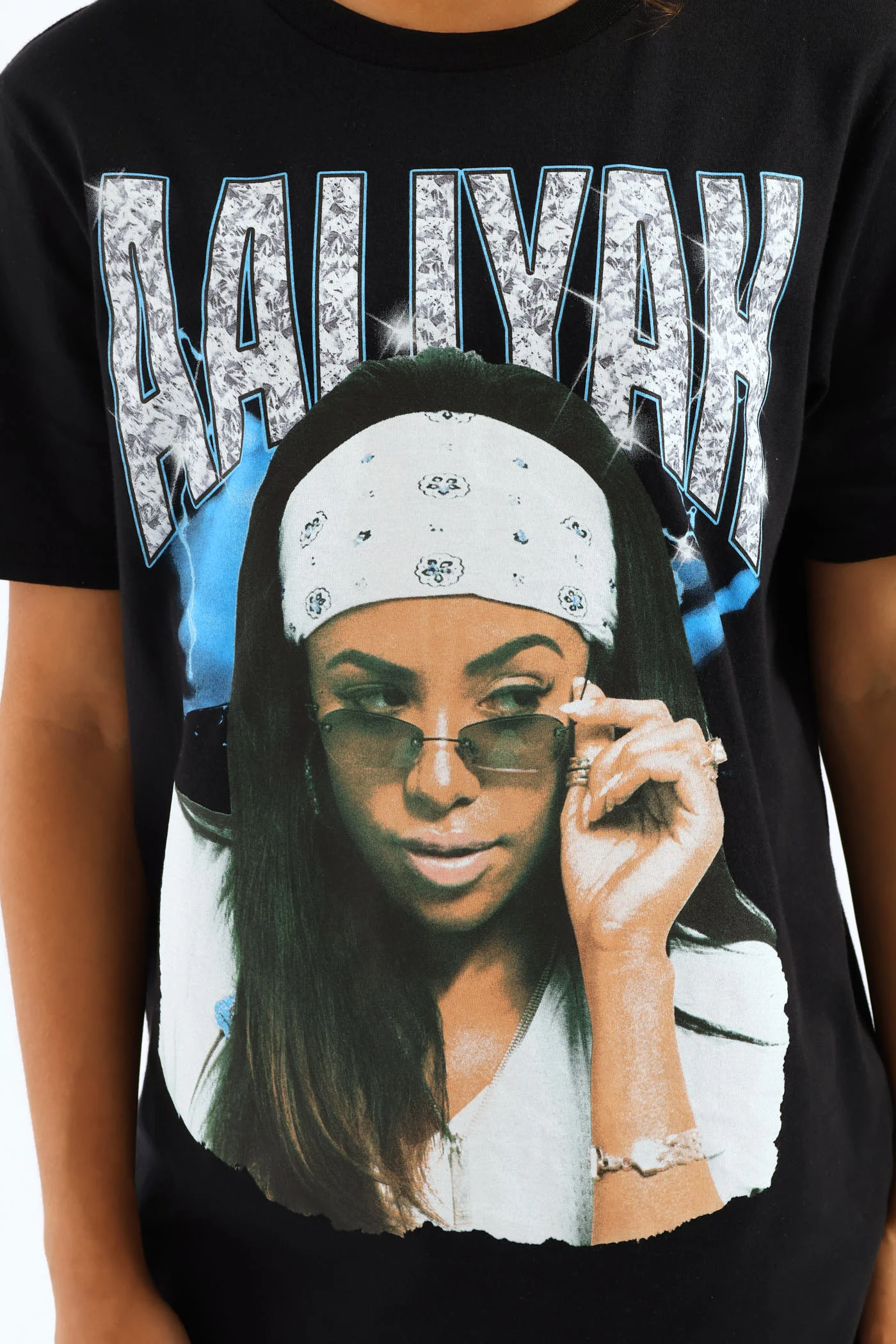 Aaliyah Spectra Dye T-Shirt - Black - Image 7