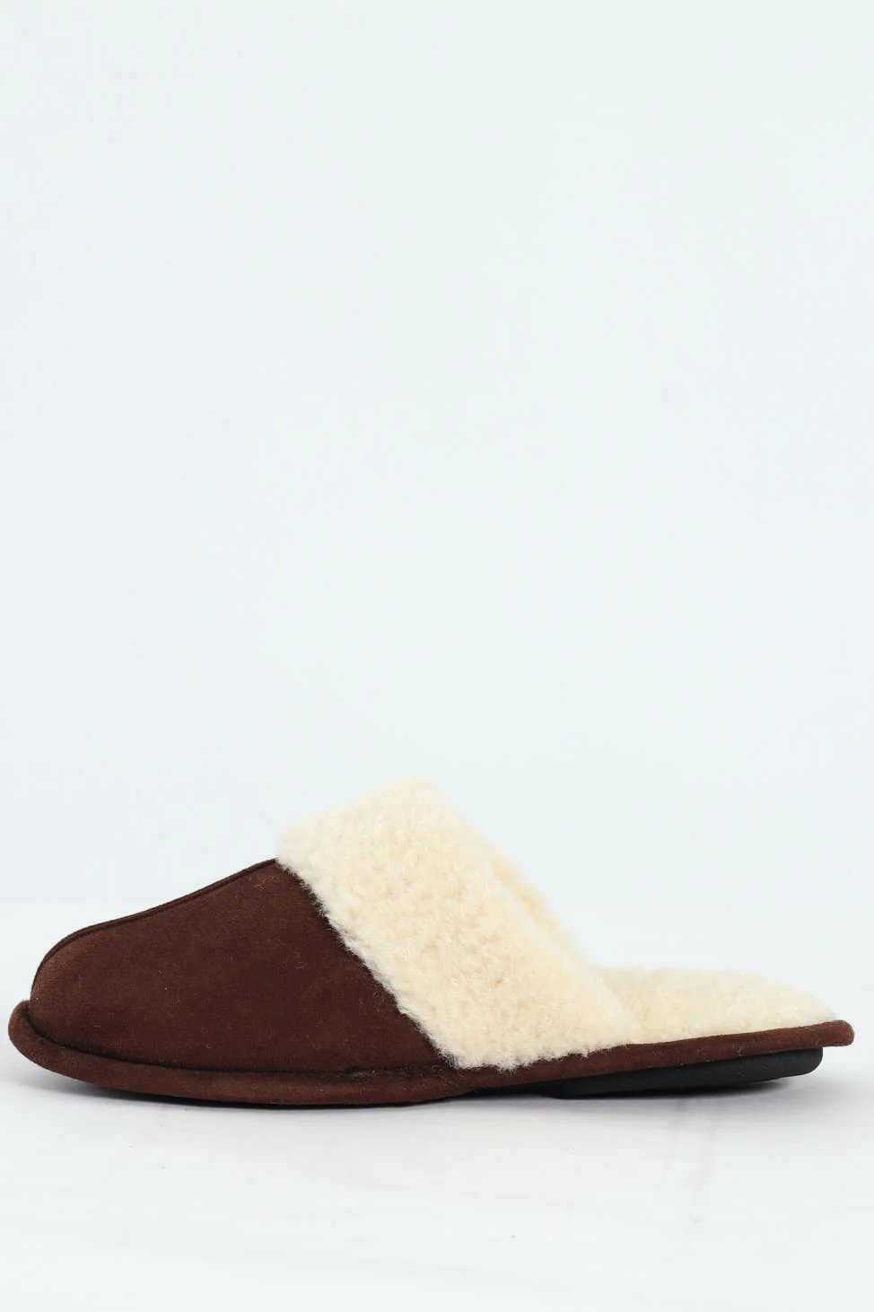 Aaron Fur Lined Slipper - Brown - Image 4