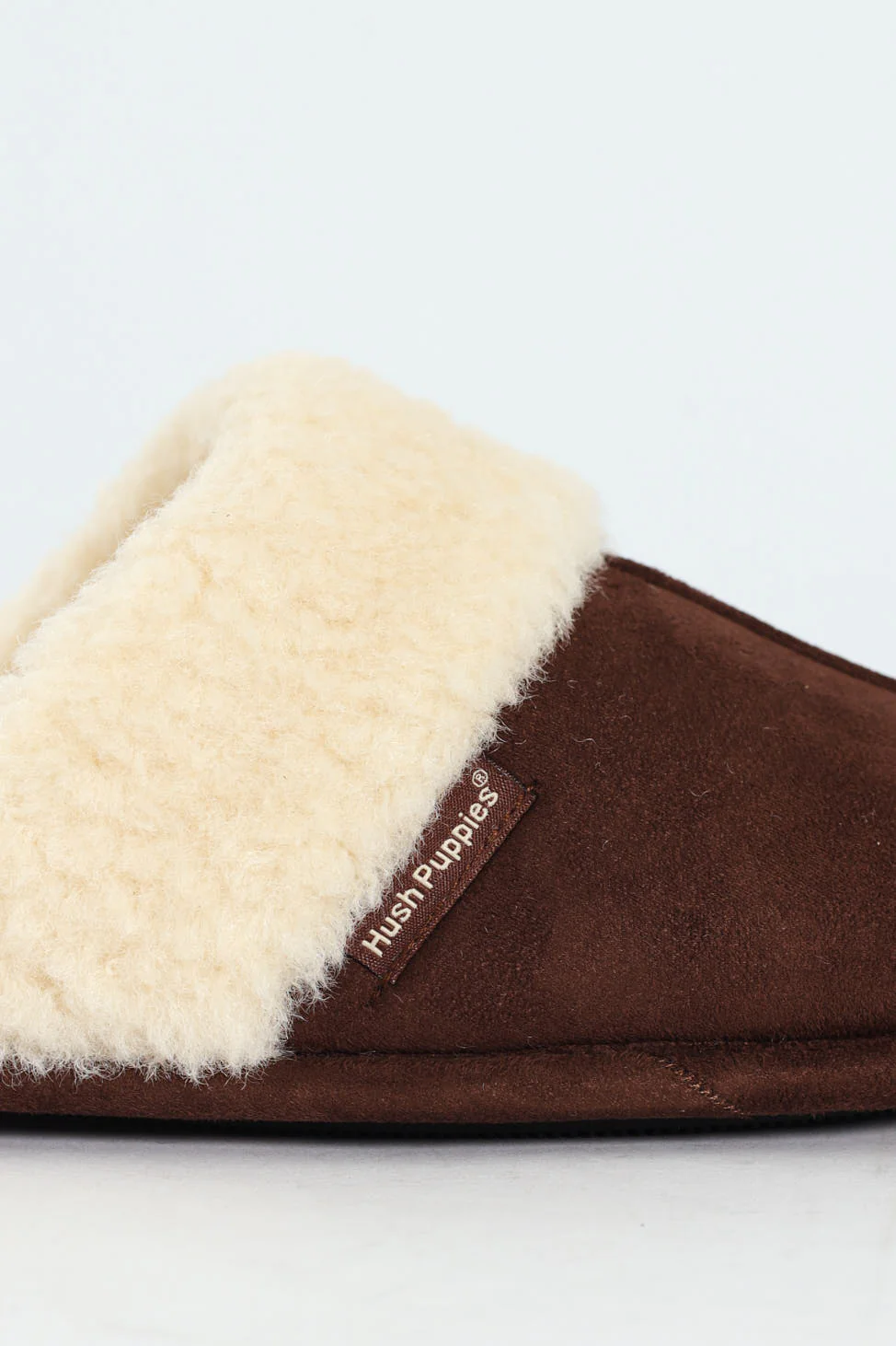 Aaron Fur Lined Slipper - Brown - Image 5