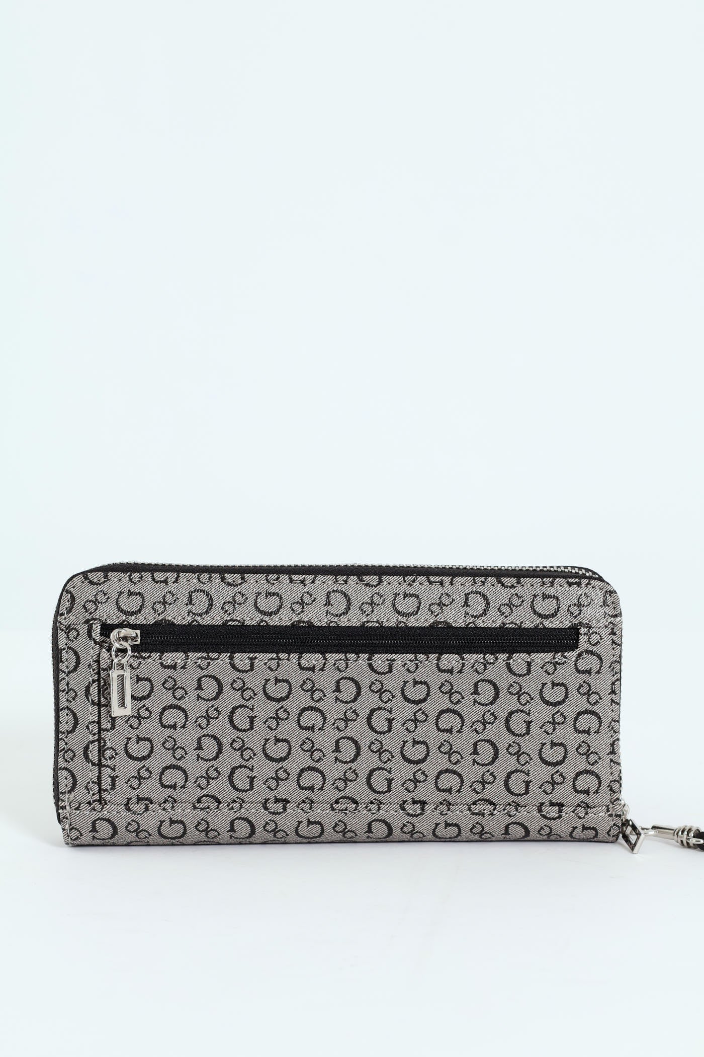 Abbas Large Zip Around Purse - Grey - Image 2