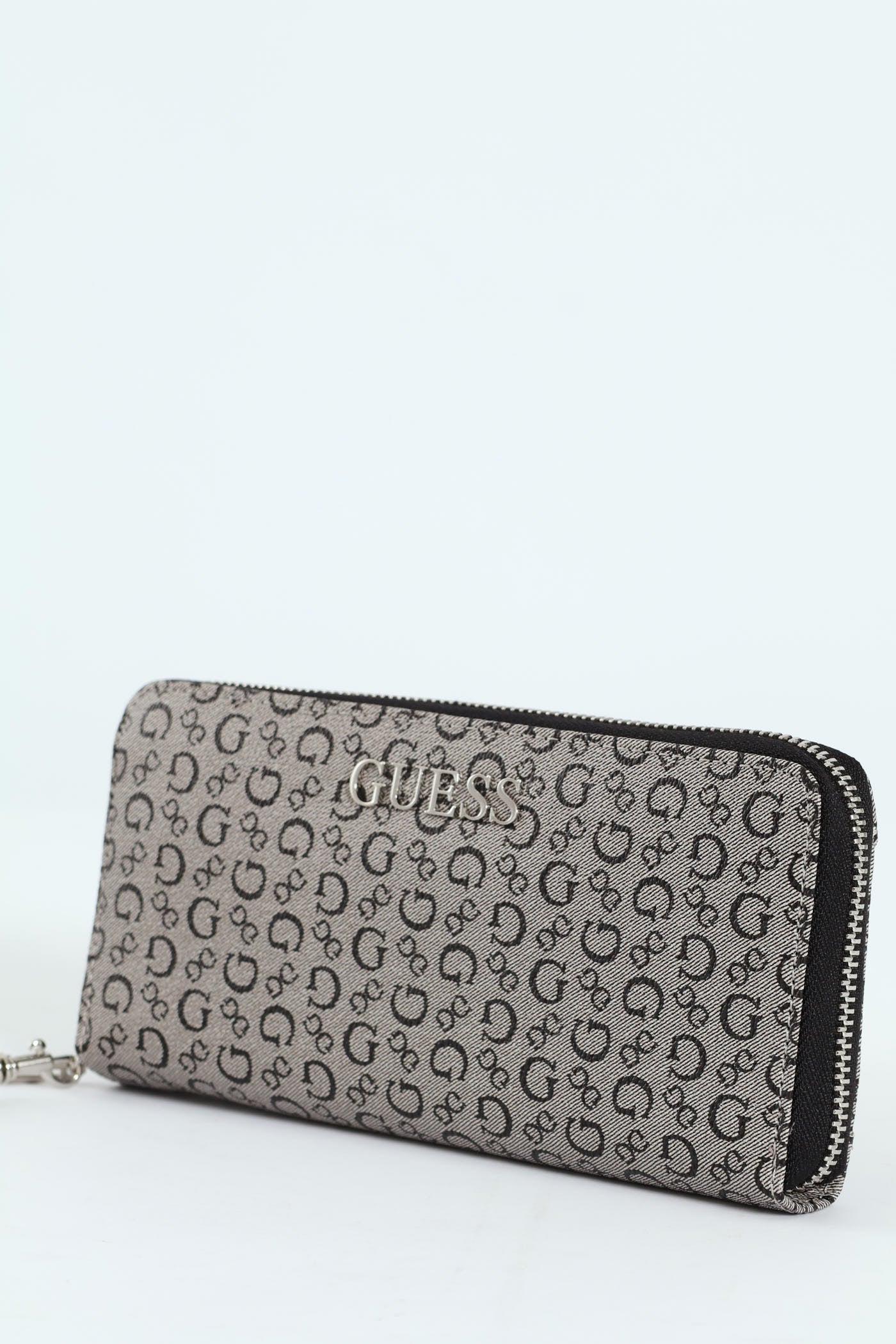 Abbas Large Zip Around Purse - Grey - Image 3