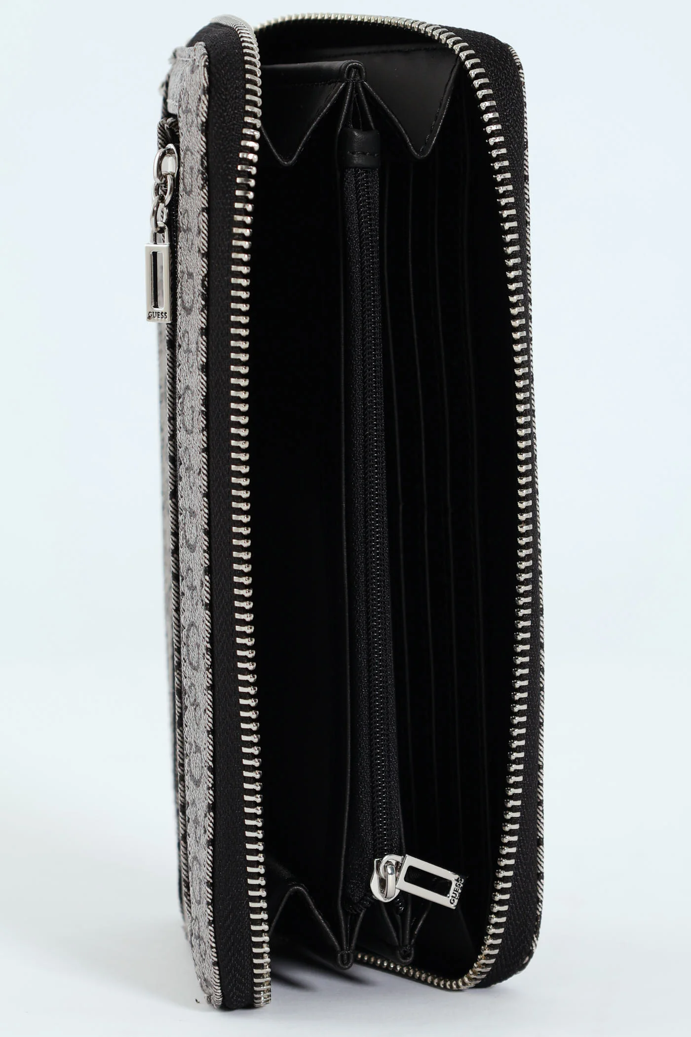 Abbas Large Zip Around Purse - Grey - Image 4
