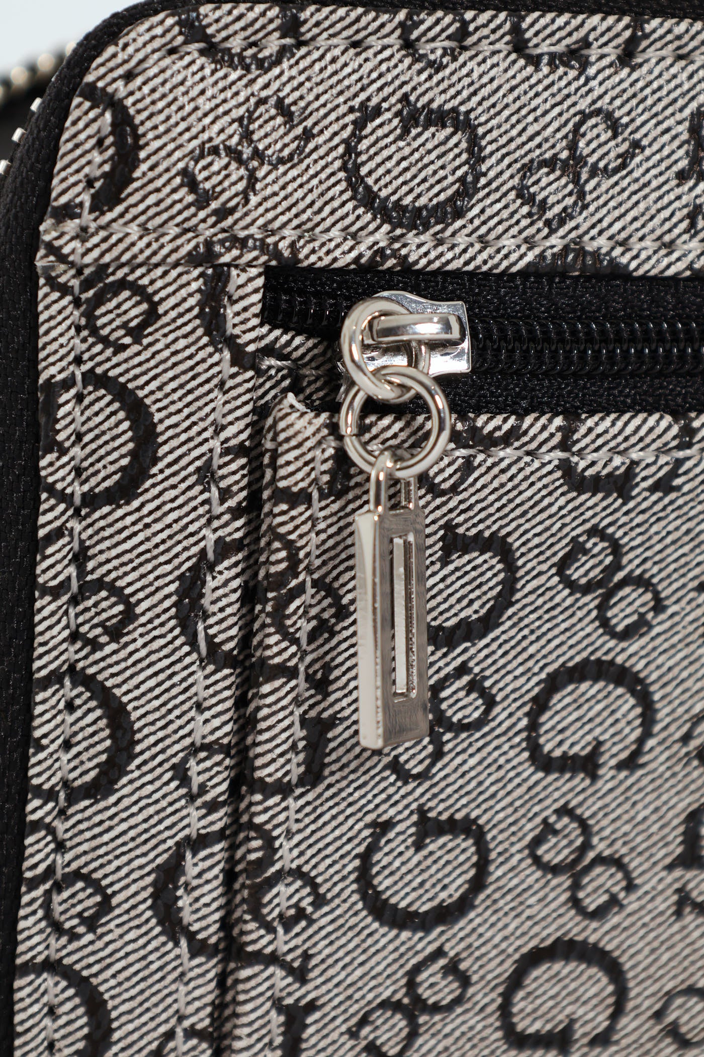 Abbas Large Zip Around Purse - Grey - Image 5