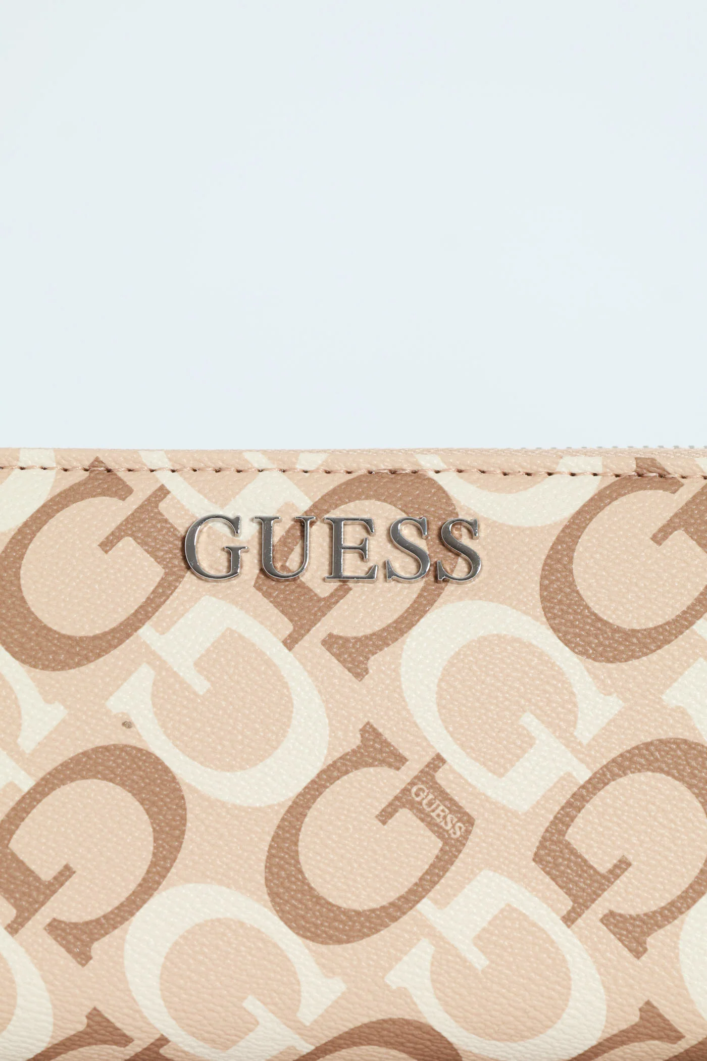 Abbas Large Zip Around Purse - Caramel - Image 2