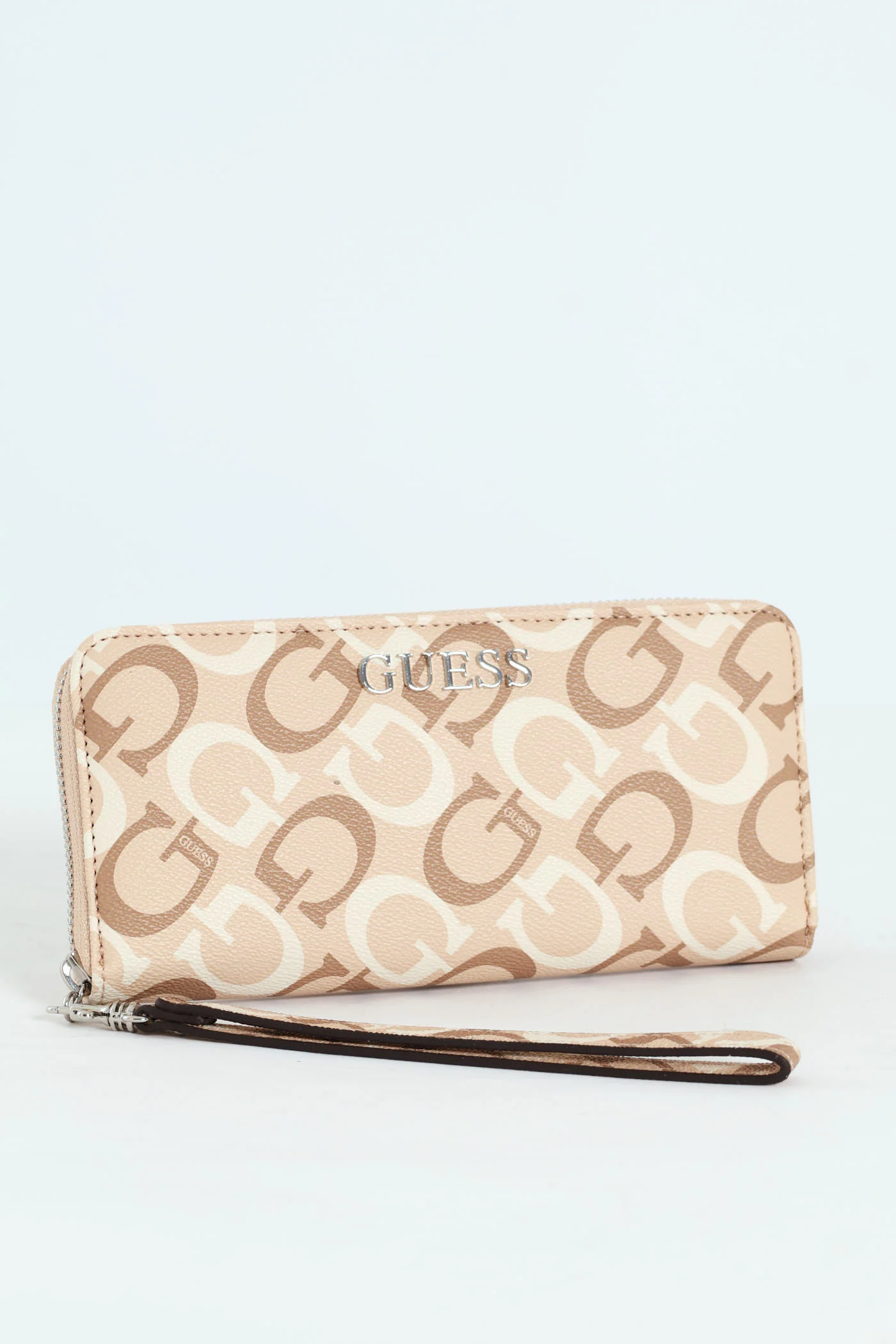 Abbas Large Zip Around Purse - Caramel - Image 4