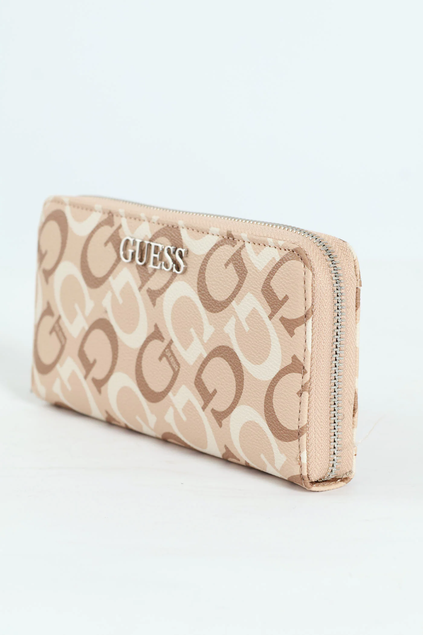 Abbas Large Zip Around Purse - Caramel - Image 5