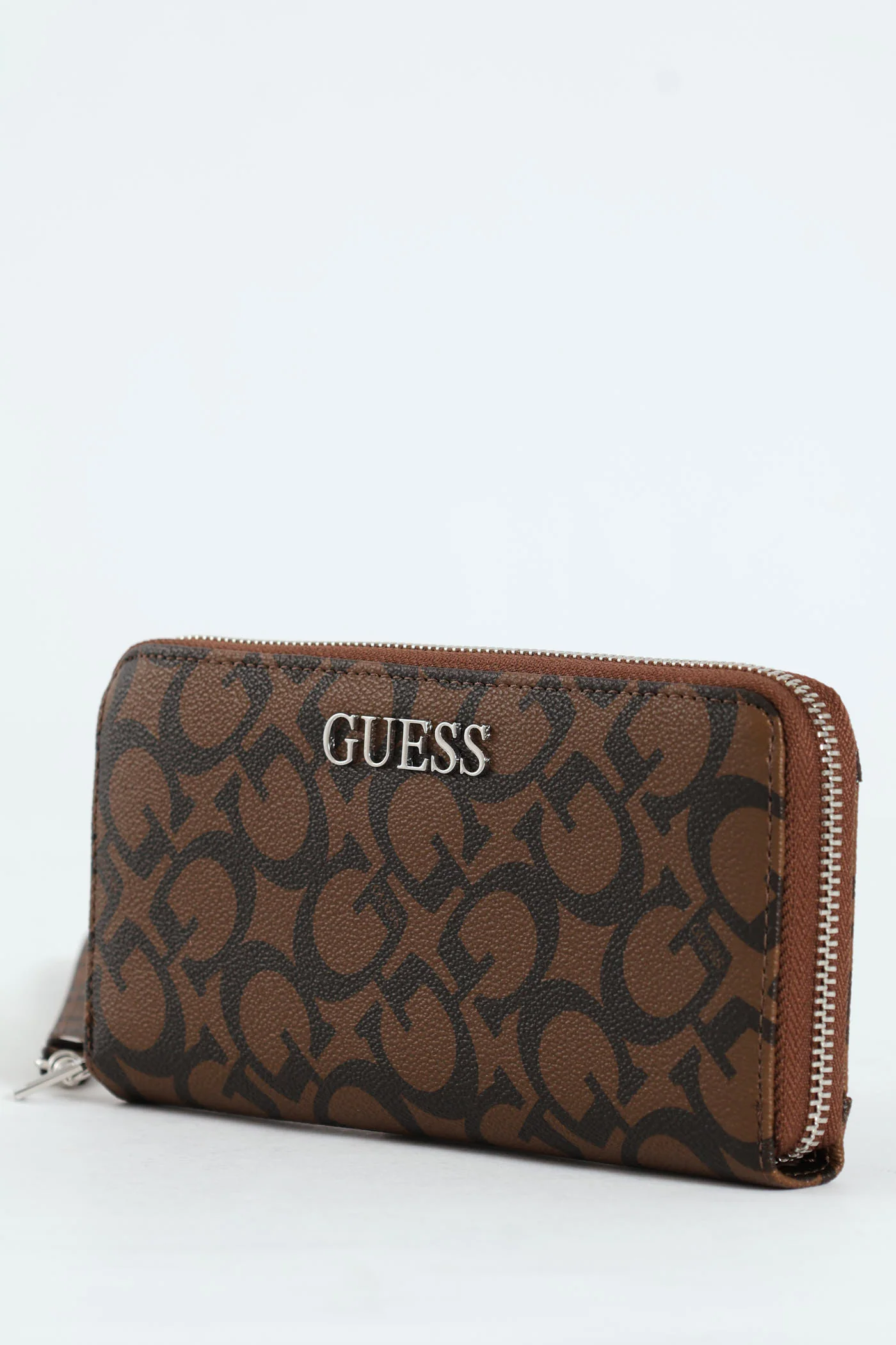 Abbas Large Zip Around Purse - Dark Brown - Image 4