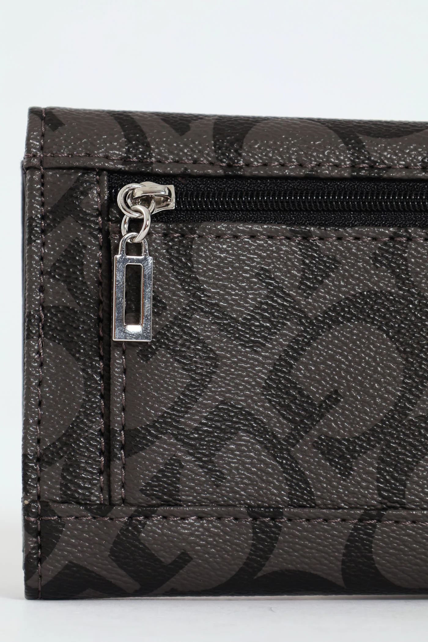 Abbas Slim Clutch Purse - Charcoal - Image 5