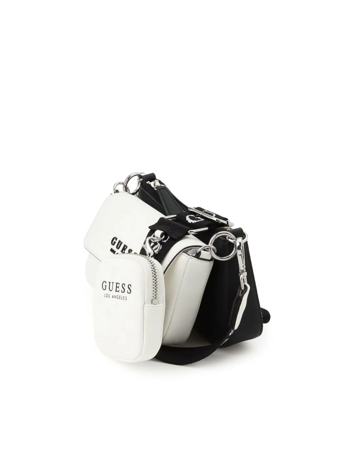Abbie Mini Crossbody Top Zip Bag - White - Image 2