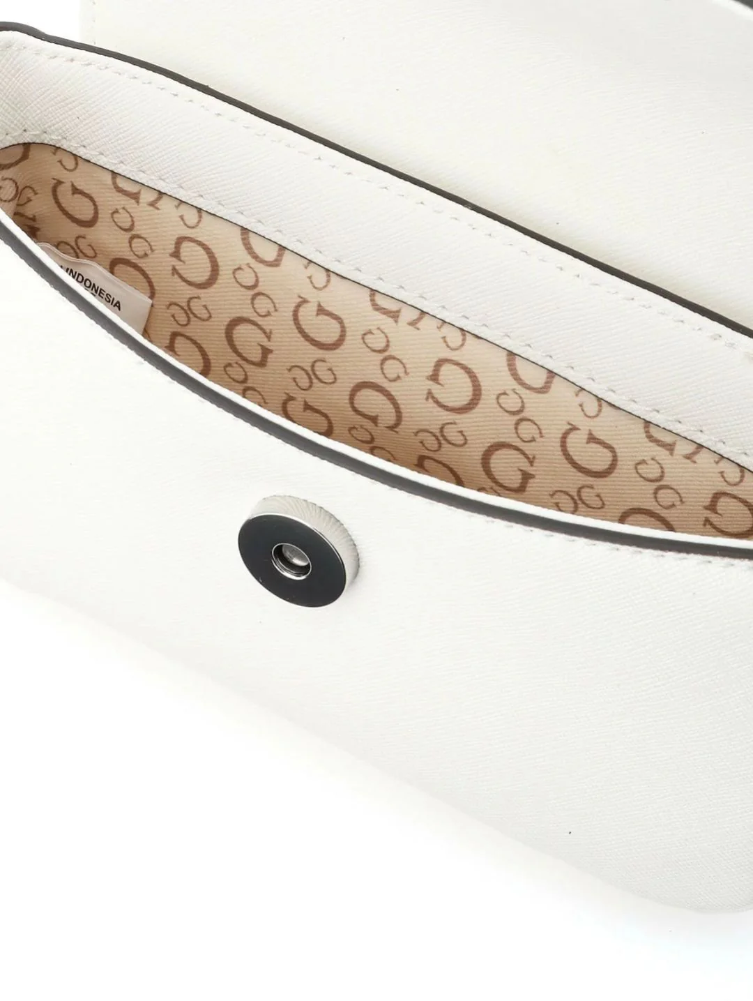 Abbie Mini Crossbody Top Zip Bag - White - Image 9