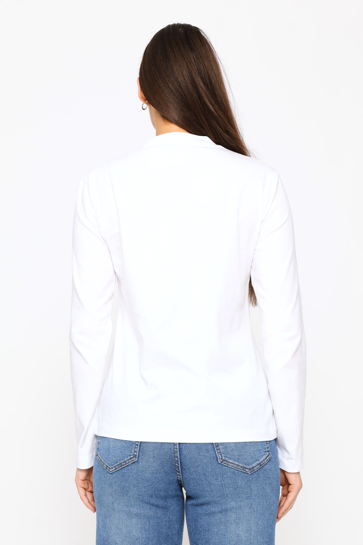 Abstract Foil Screen Tee - White - Image 3