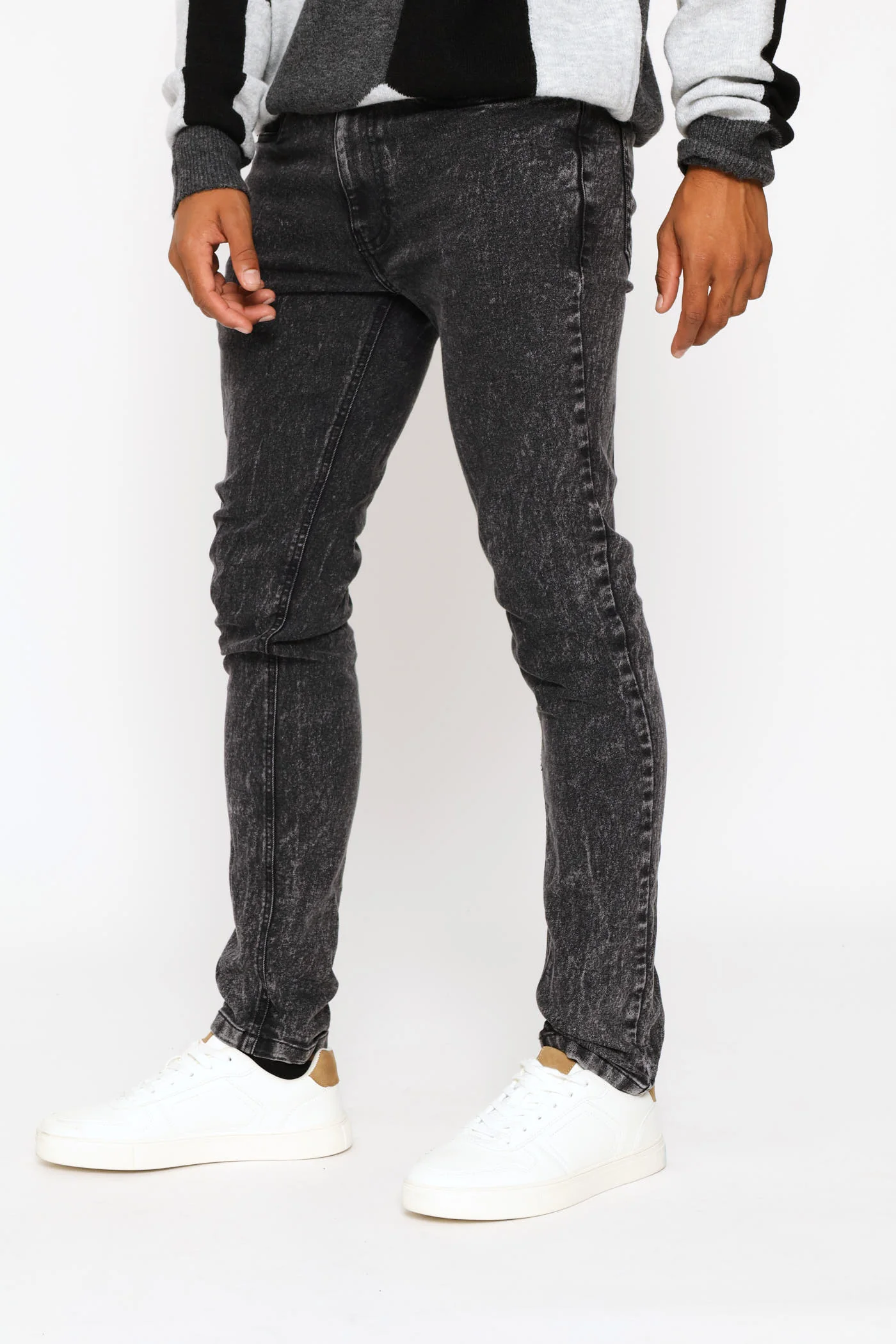 Acid Super Skinny Denim - Black - Image 2