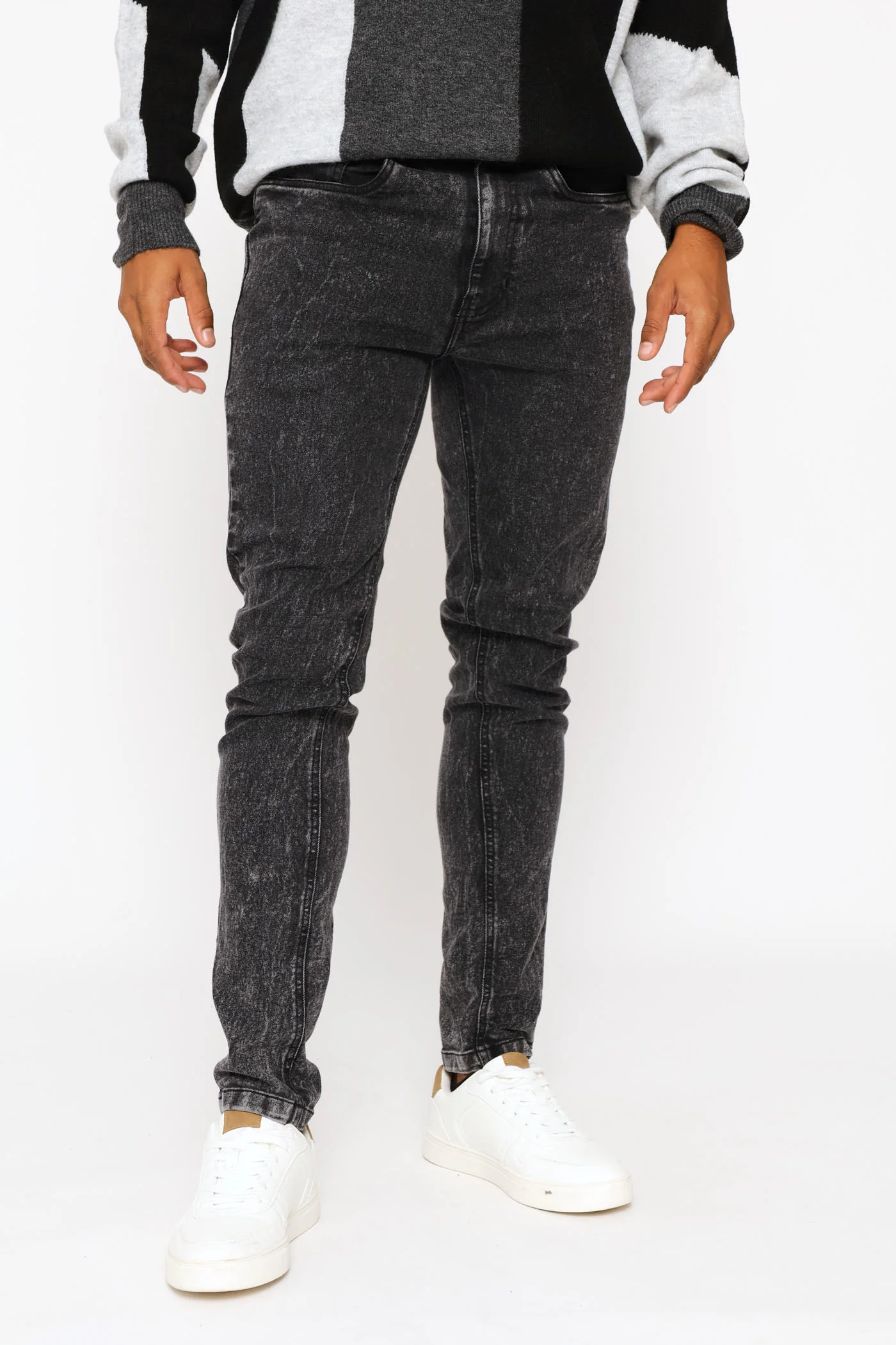Acid Super Skinny Denim - Black - Image 3