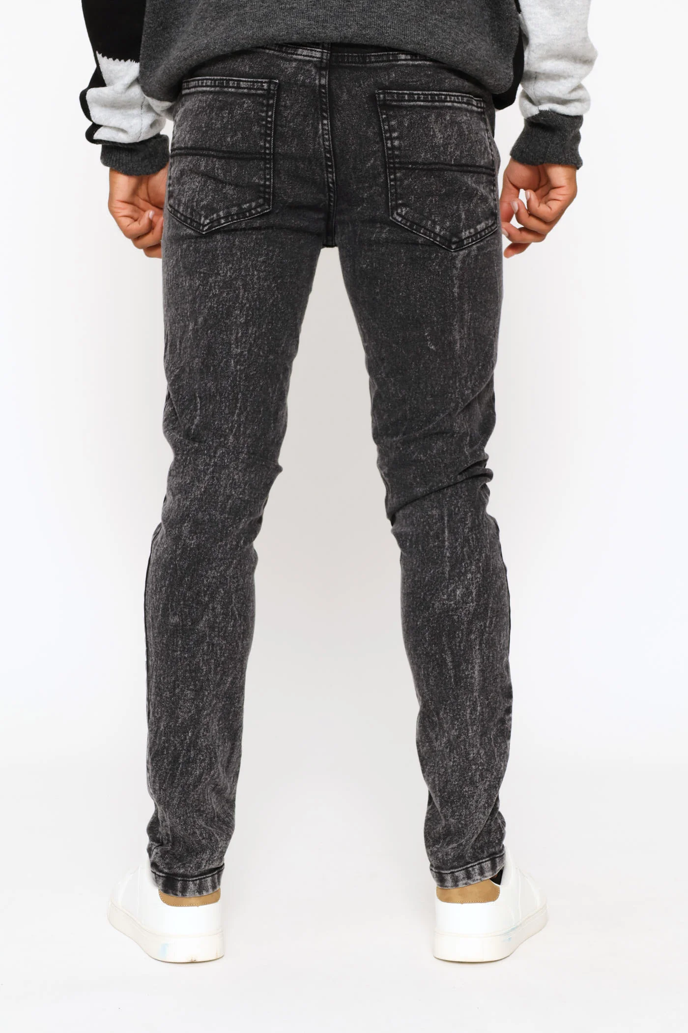 Acid Super Skinny Denim - Black - Image 4