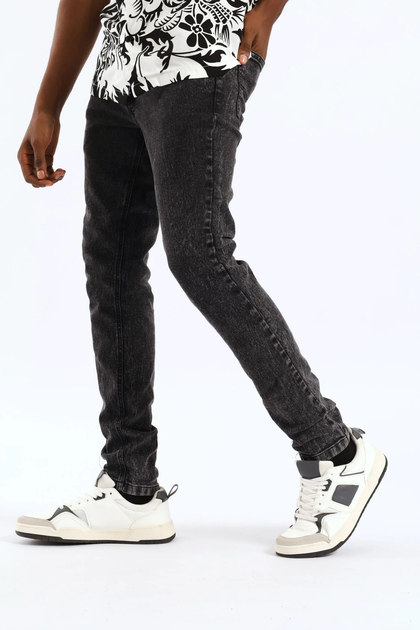 Acid Super Skinny Denim - Black - Image 8
