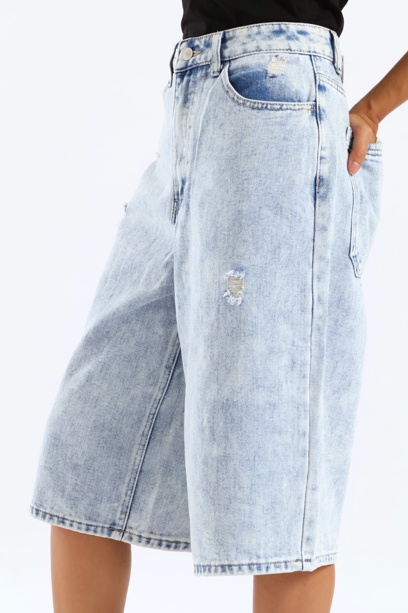 Jean Short - Acid Wash - Image 3