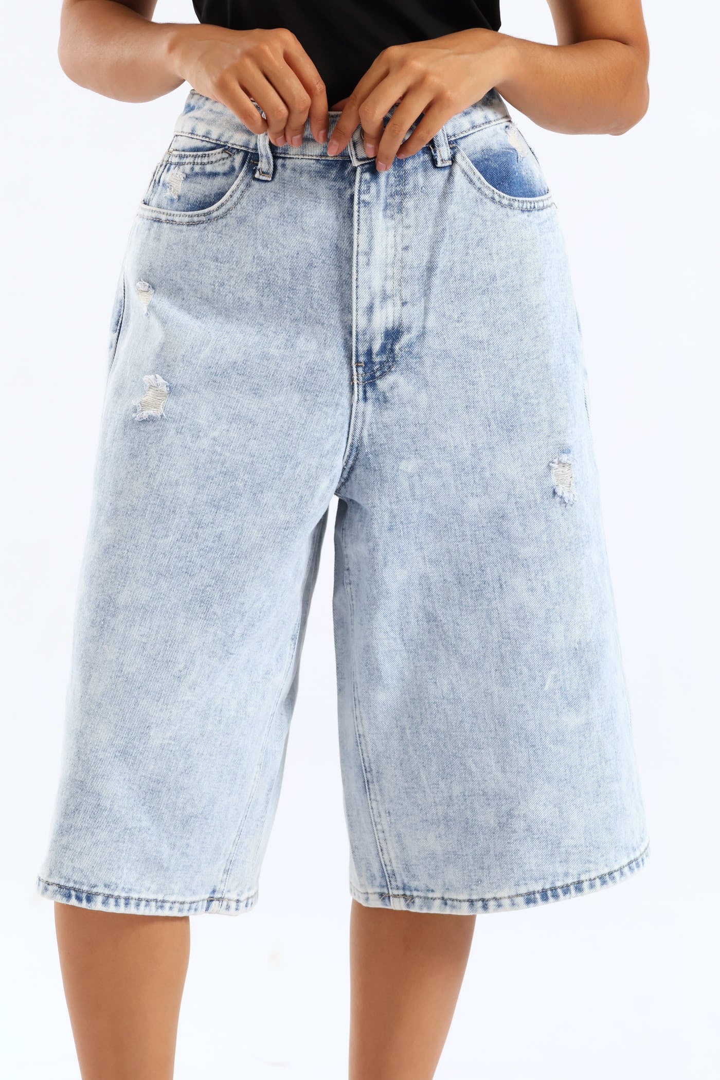 Jean Short - Acid Wash - Image 4