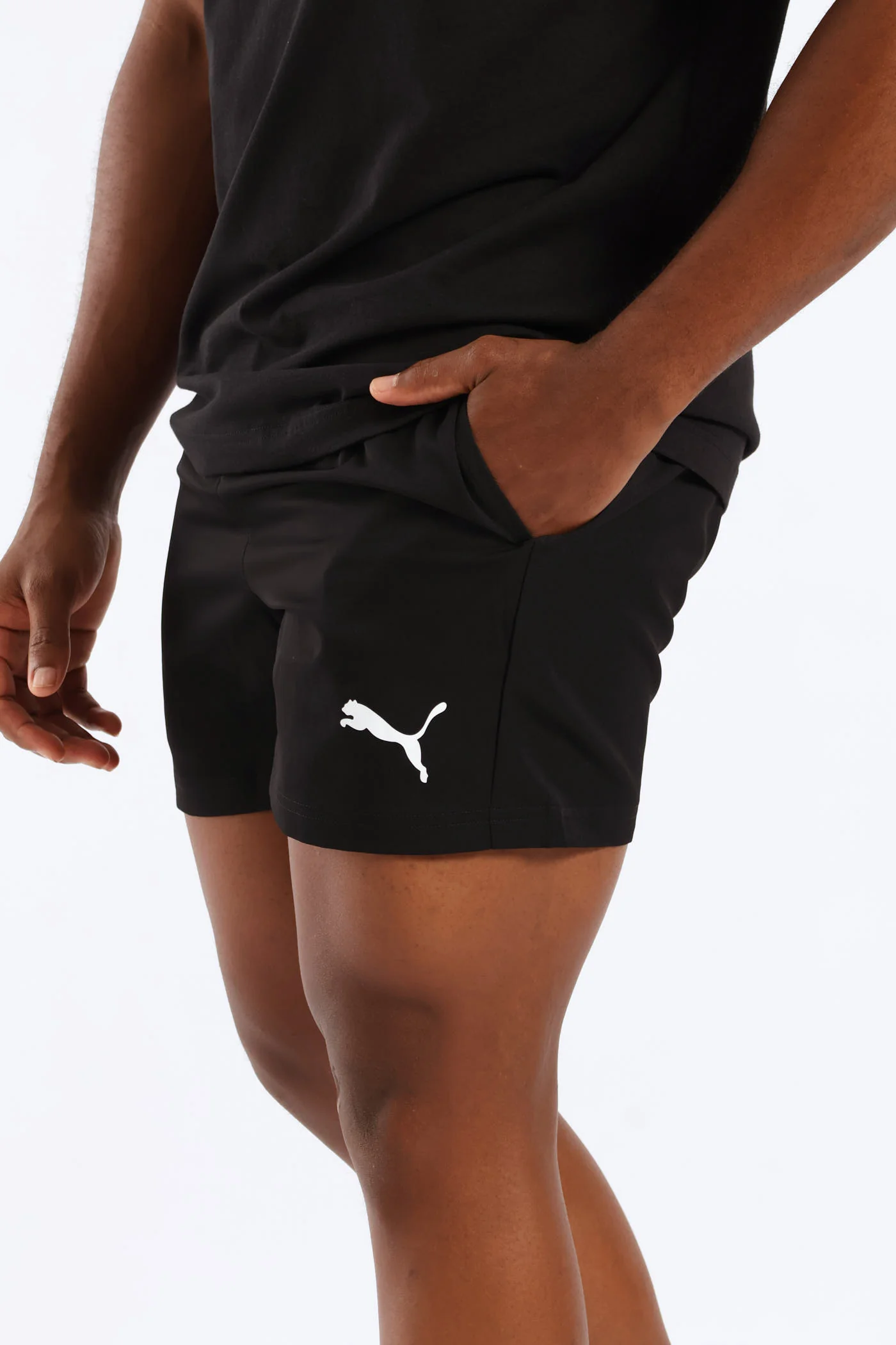 Active 5" Woven Shorts - Black - Image 2