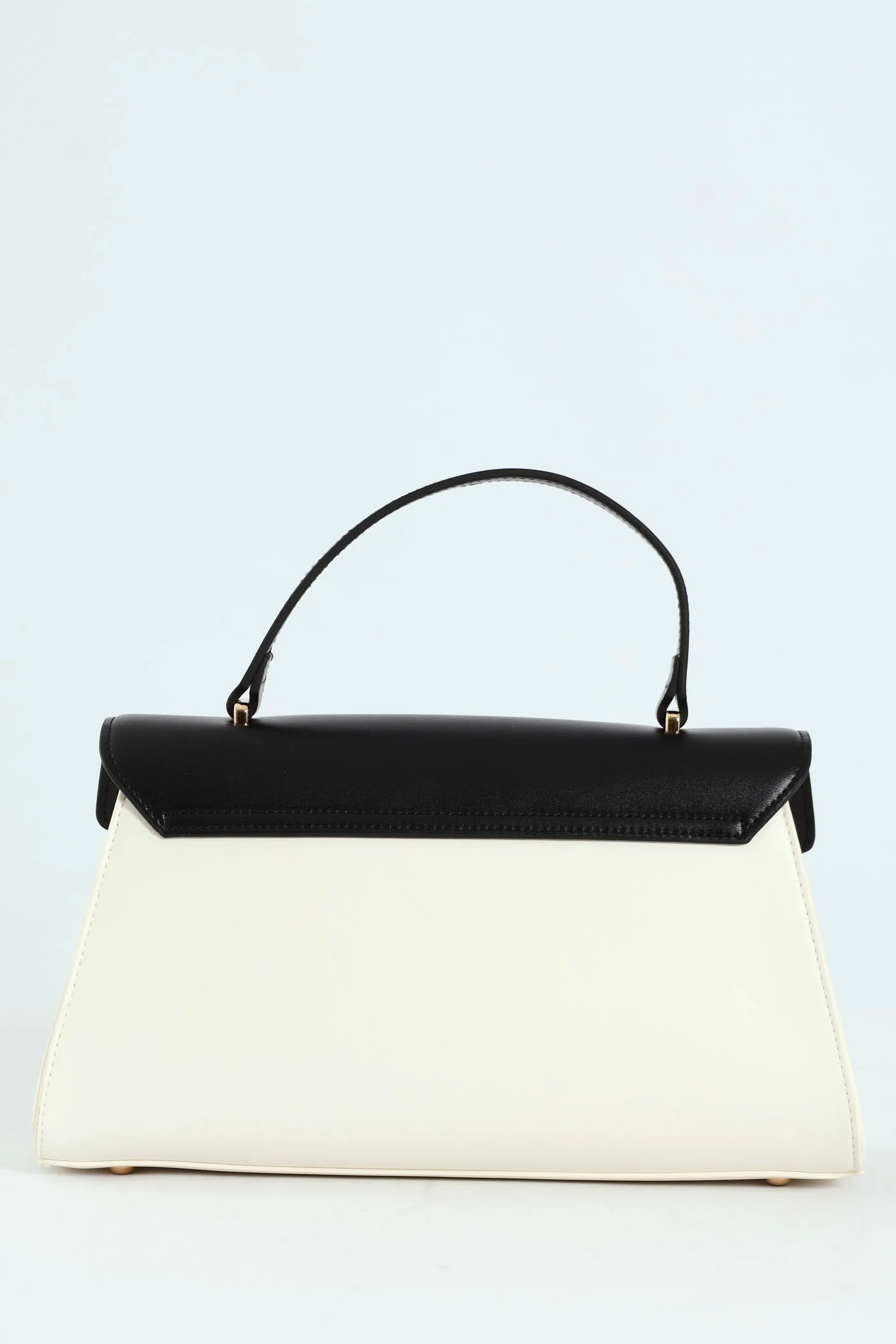 Addison Flapover Sling Bag - Black/White - Image 4