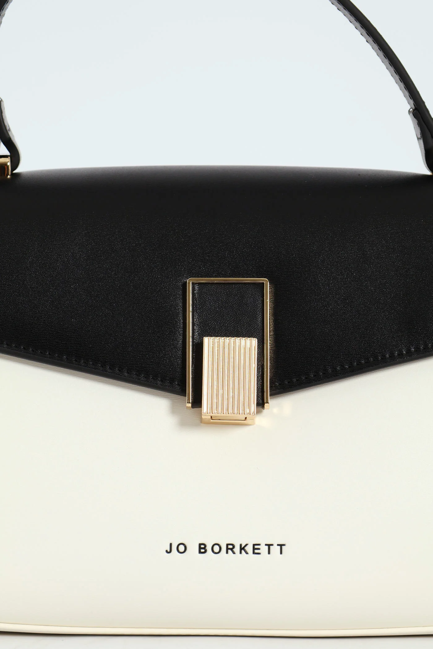 Addison Flapover Sling Bag - Black/White - Image 5