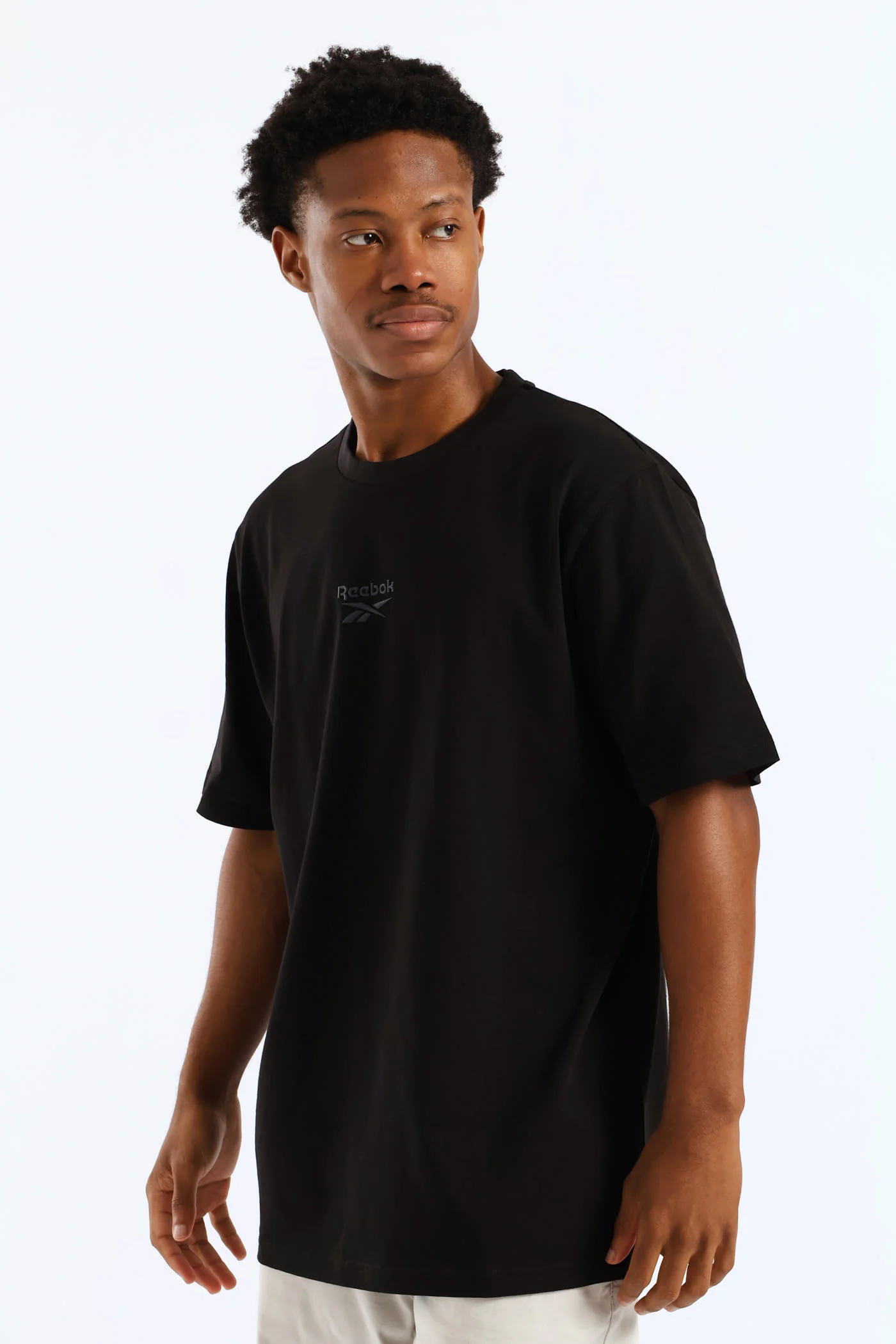 Adrian Crewneck Tee - Black - Image 3